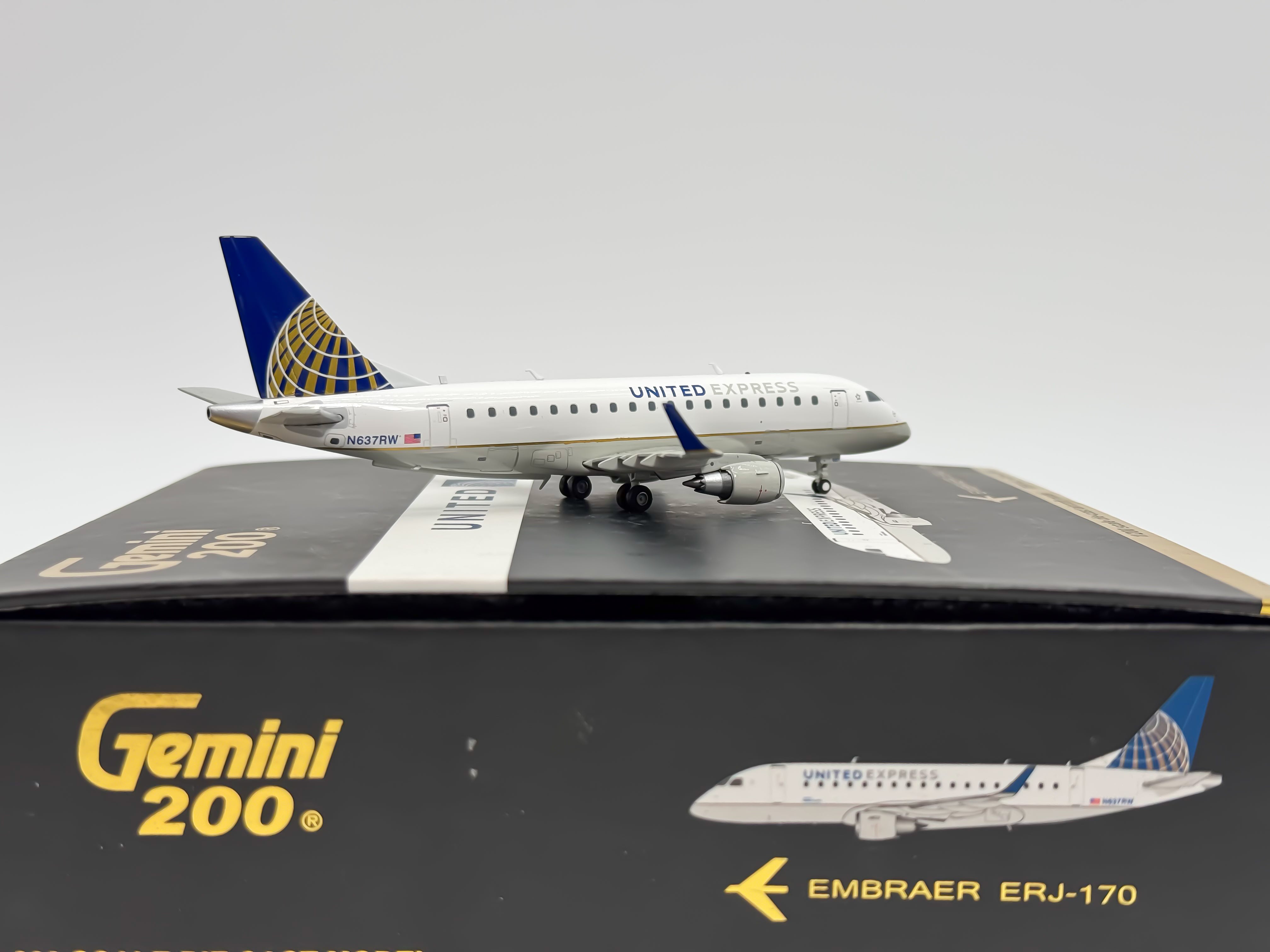 United Express Embraer E170 1:200 Gemini Jets N637RW (G2UAL398)