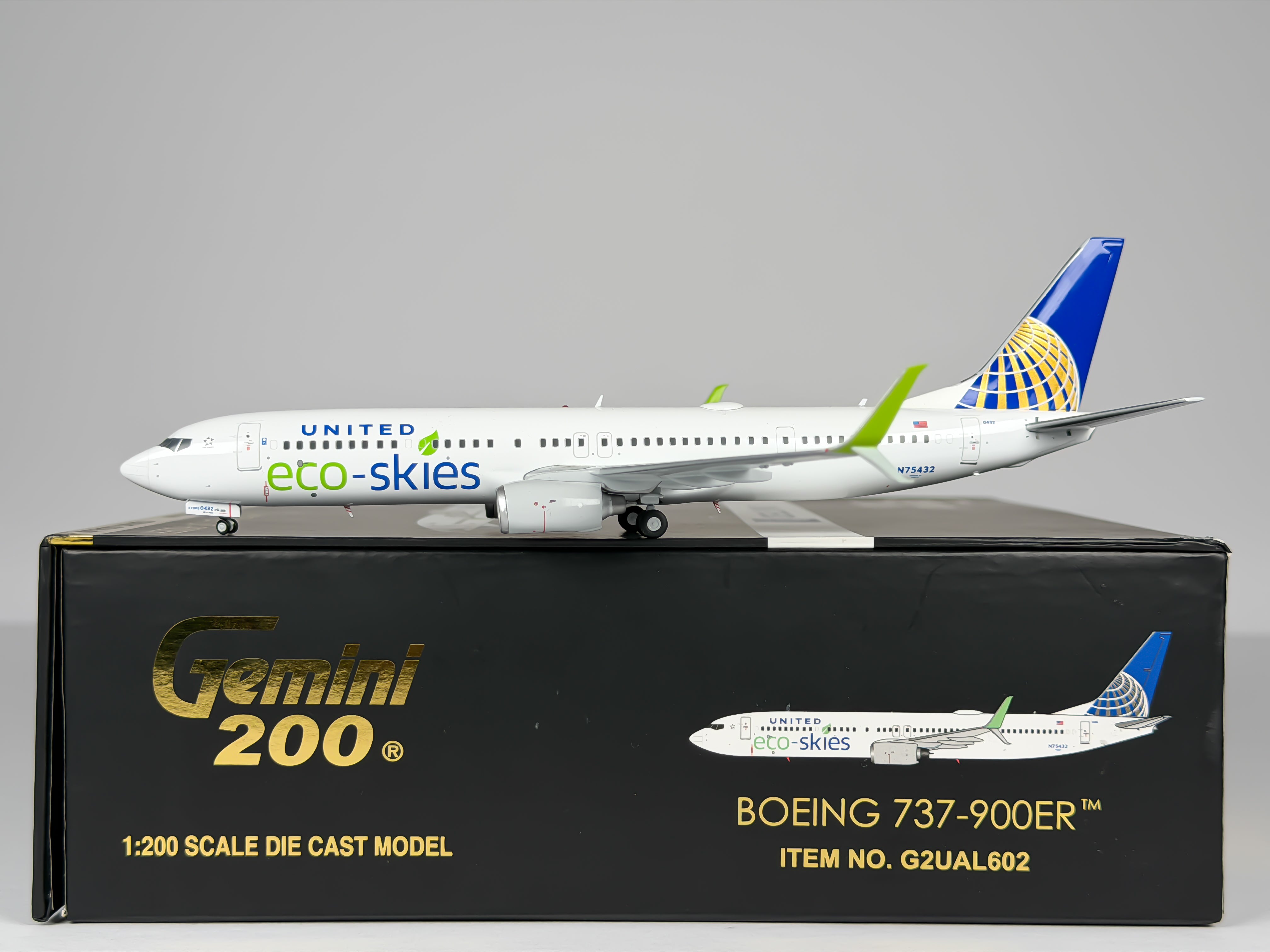 United Airlines Boeing 737-900 1:200 Gemini Jets N75432 (G2UAL602)