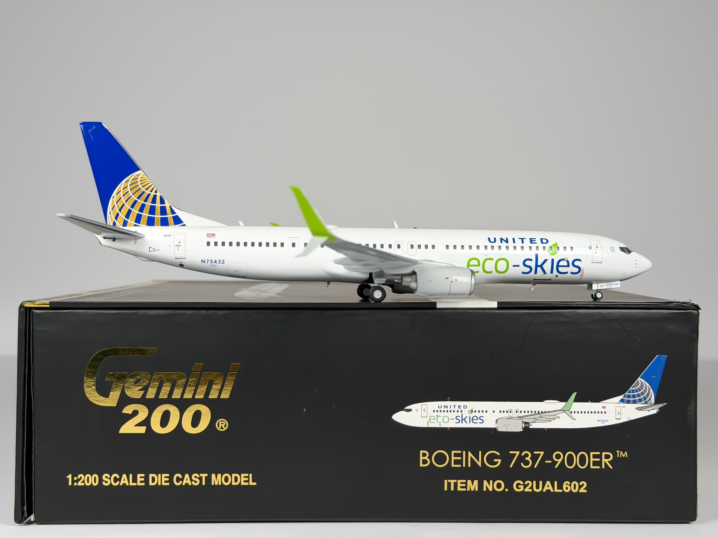 United Airlines Boeing 737-900 1:200 Gemini Jets N75432 (G2UAL602)