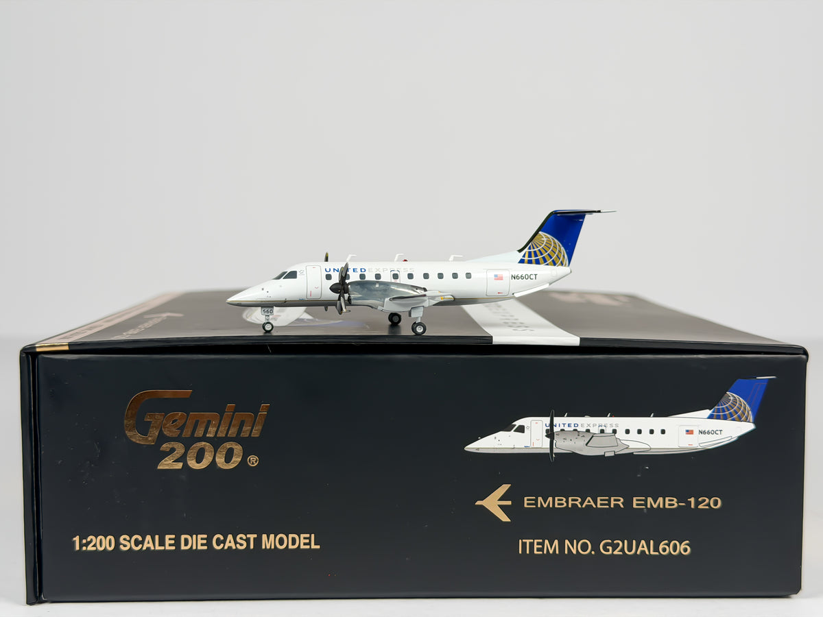 United Express Embraer EMB-120 1:200 Gemini Jets N660CT (G2UAL606)