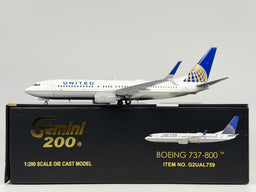 United Airlines Boeing 737-800 1:200 Gemini Jets N14237 (G2UAL759)
