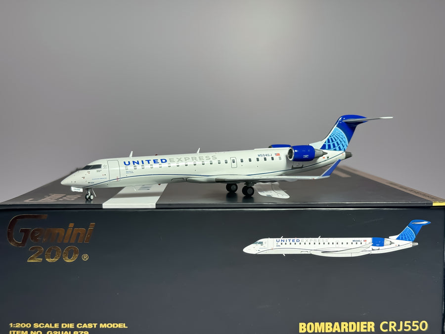 United Express Bombardier CRJ550 1:200 Gemini Jets N504GJ (G2UAL879)