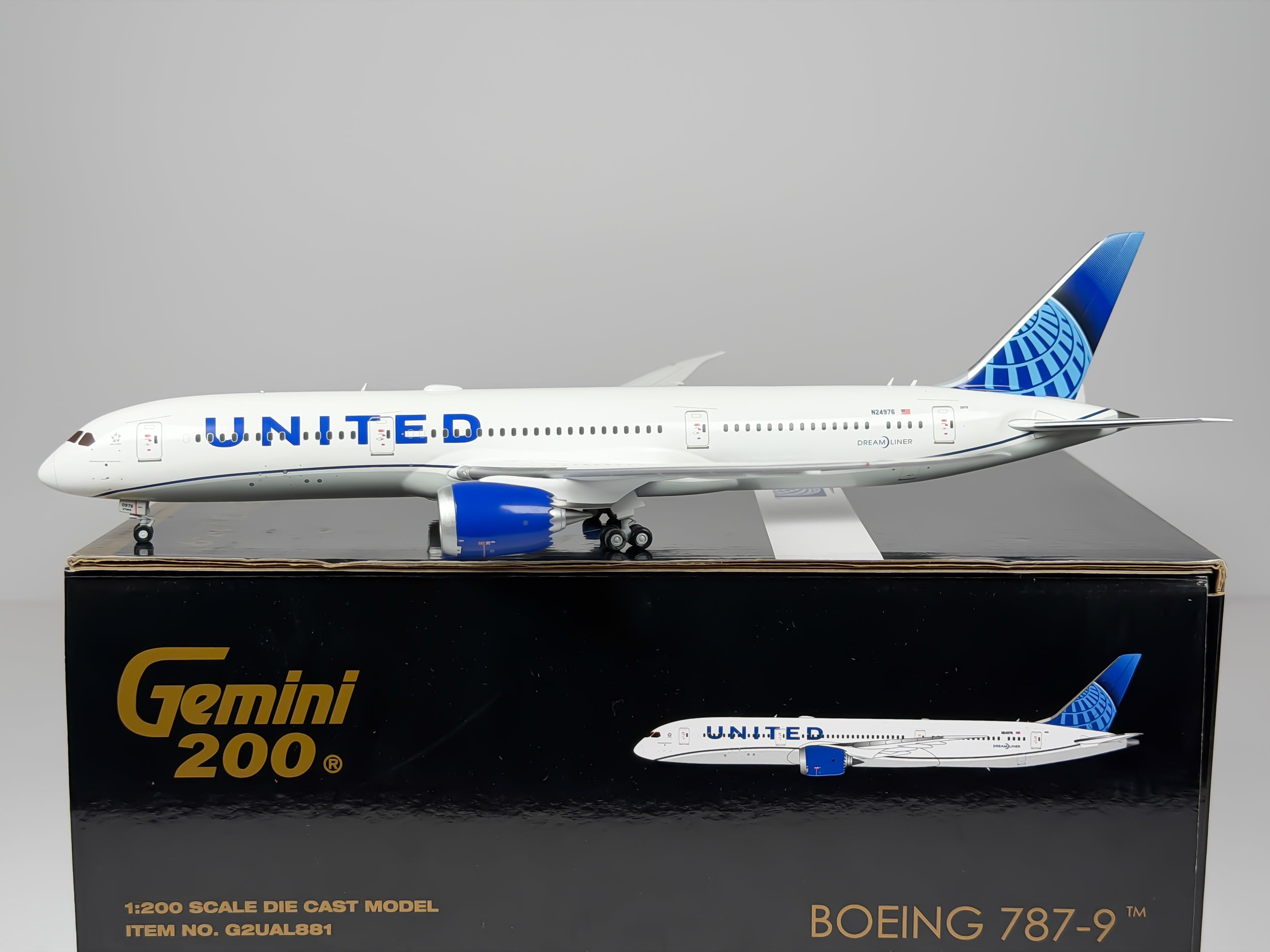 United Airlines Boeing 787-9 1:200 Gemini Jets N24976 (G2UAL881)