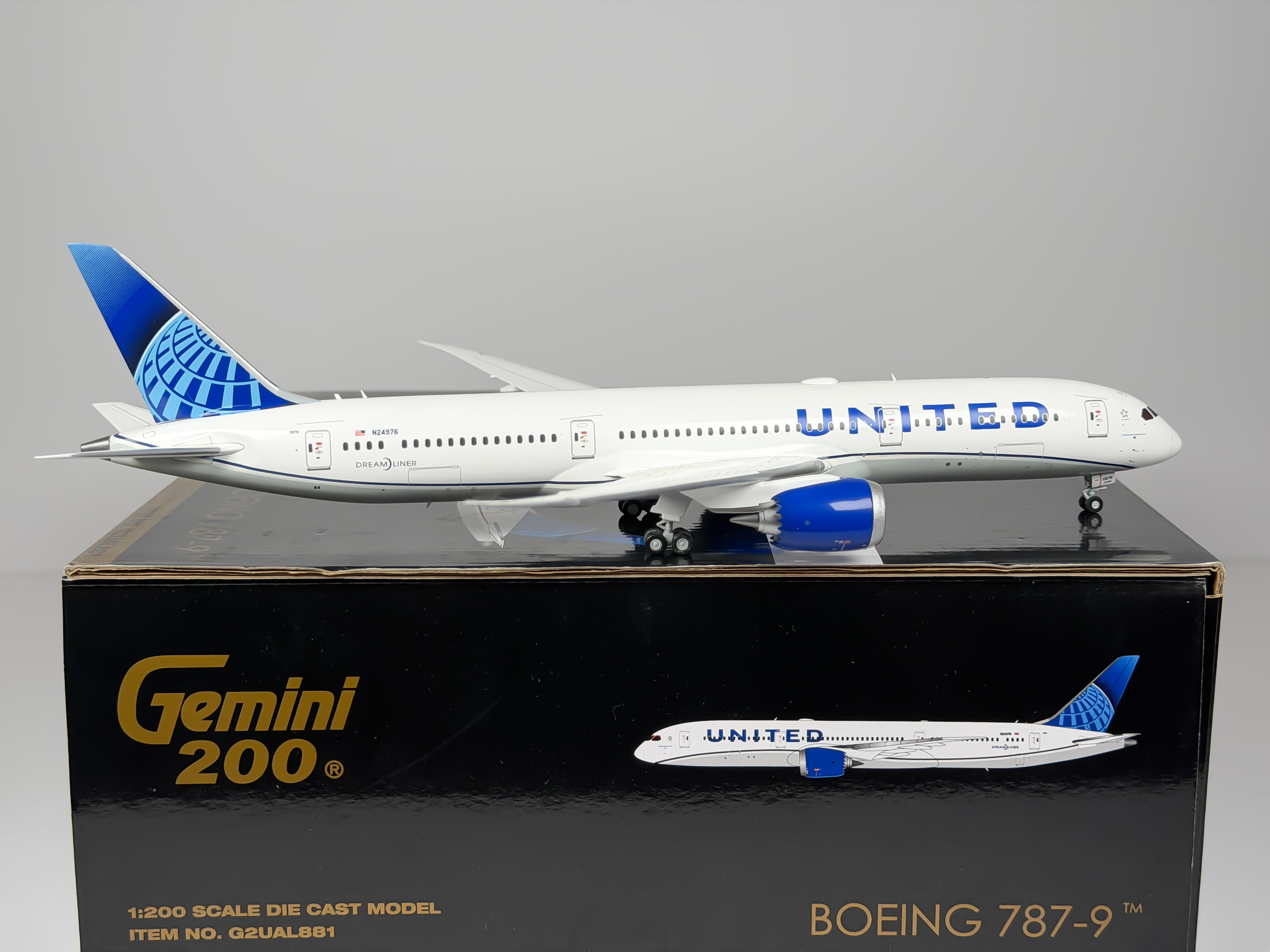 United Airlines Boeing 787-9 1:200 Gemini Jets N24976 (G2UAL881)