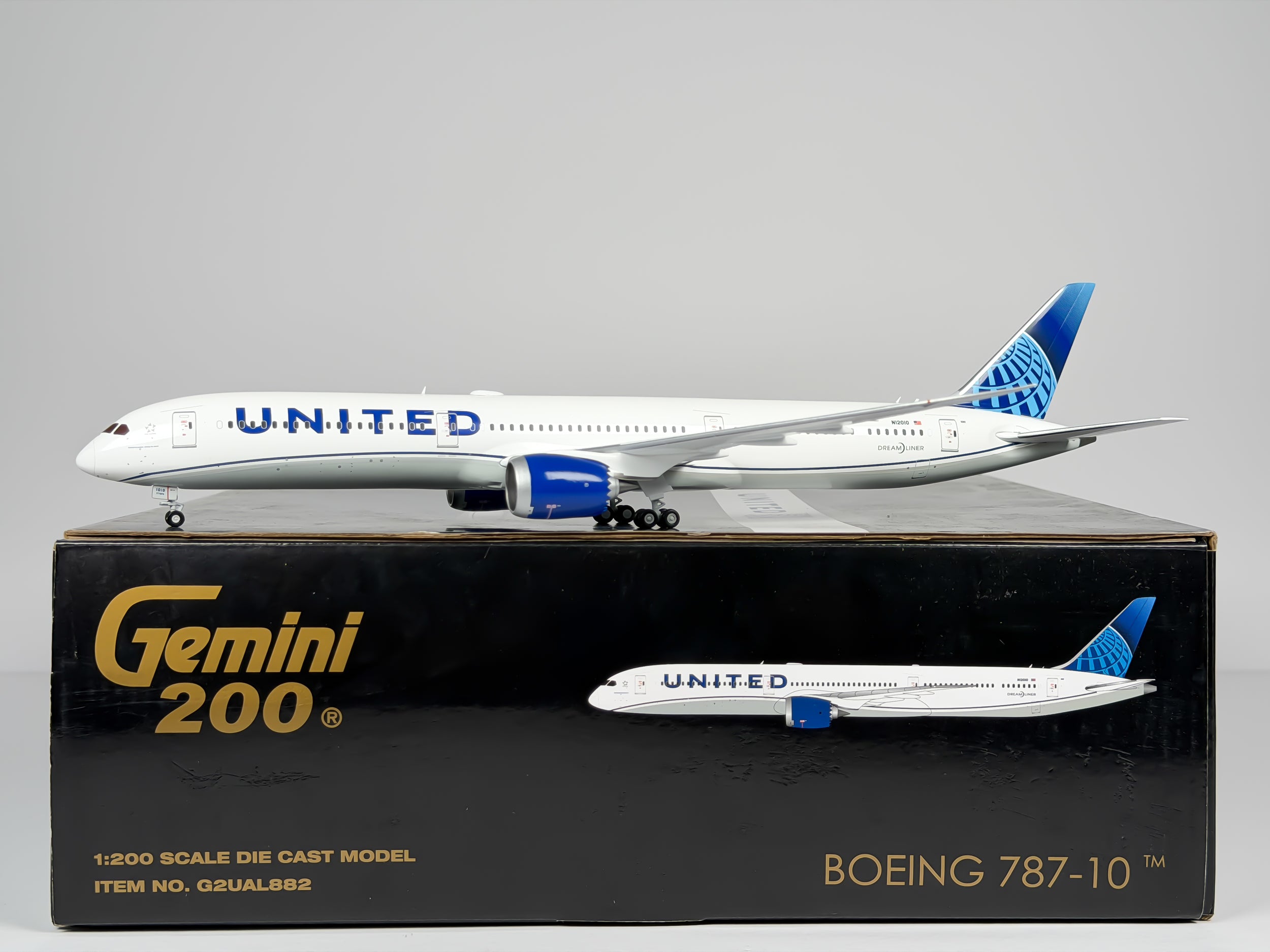 United Airlines Boeing 787-10 1:200 Gemini Jets N12010 (G2UAL882)