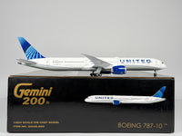 United Airlines Boeing 787-10 1:200 Gemini Jets N12010 (G2UAL882)