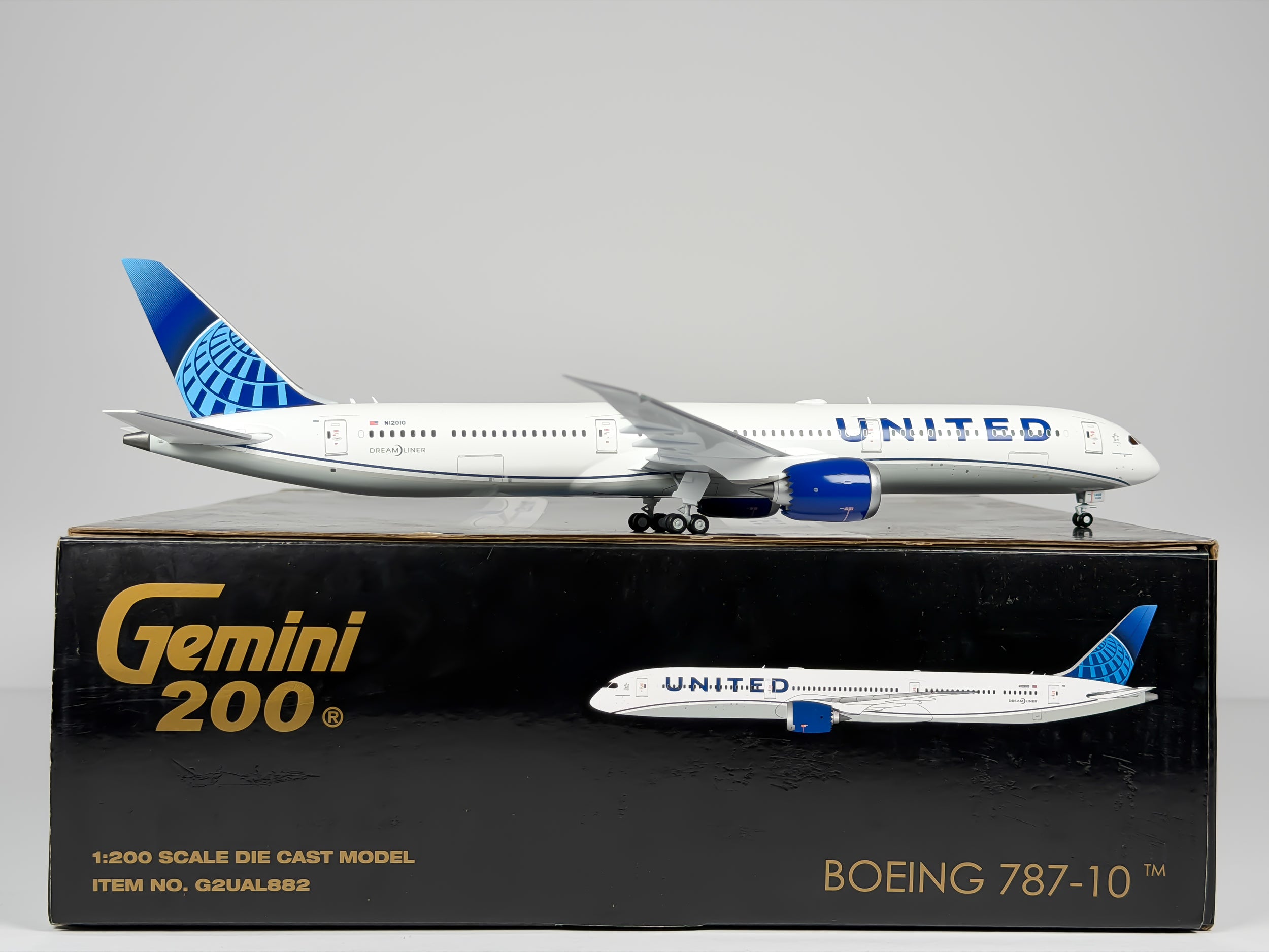 United Airlines Boeing 787-10 1:200 Gemini Jets N12010 (G2UAL882)
