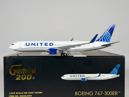 United Airlines Boeing 767-300ER 1:200 Gemini Jets N676UA (G2UAL893)