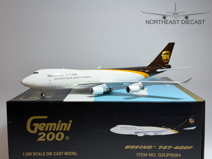 UPS United Parcel Service Boeing 747-400F 1:200 Gemini Jets N576UP (G2UPS084)