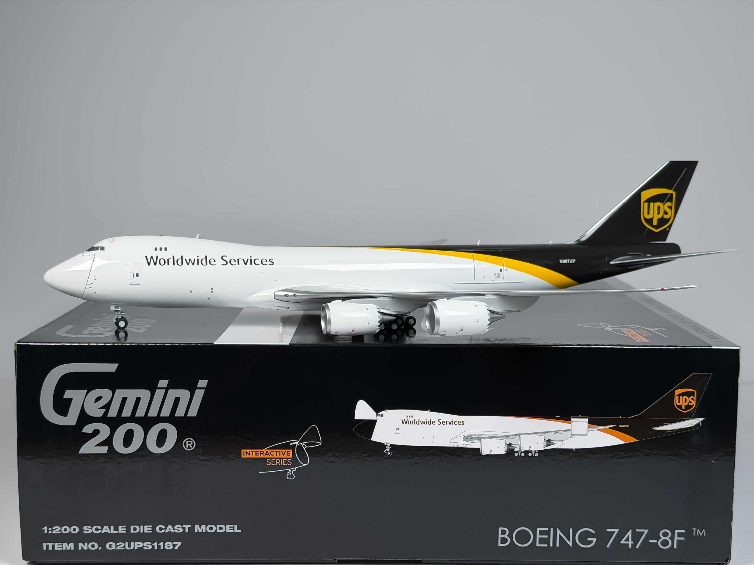 United Parcel Service (UPS) Boeing 747-8F 1:200 Gemini Jets N607UP (G2UPS1187)