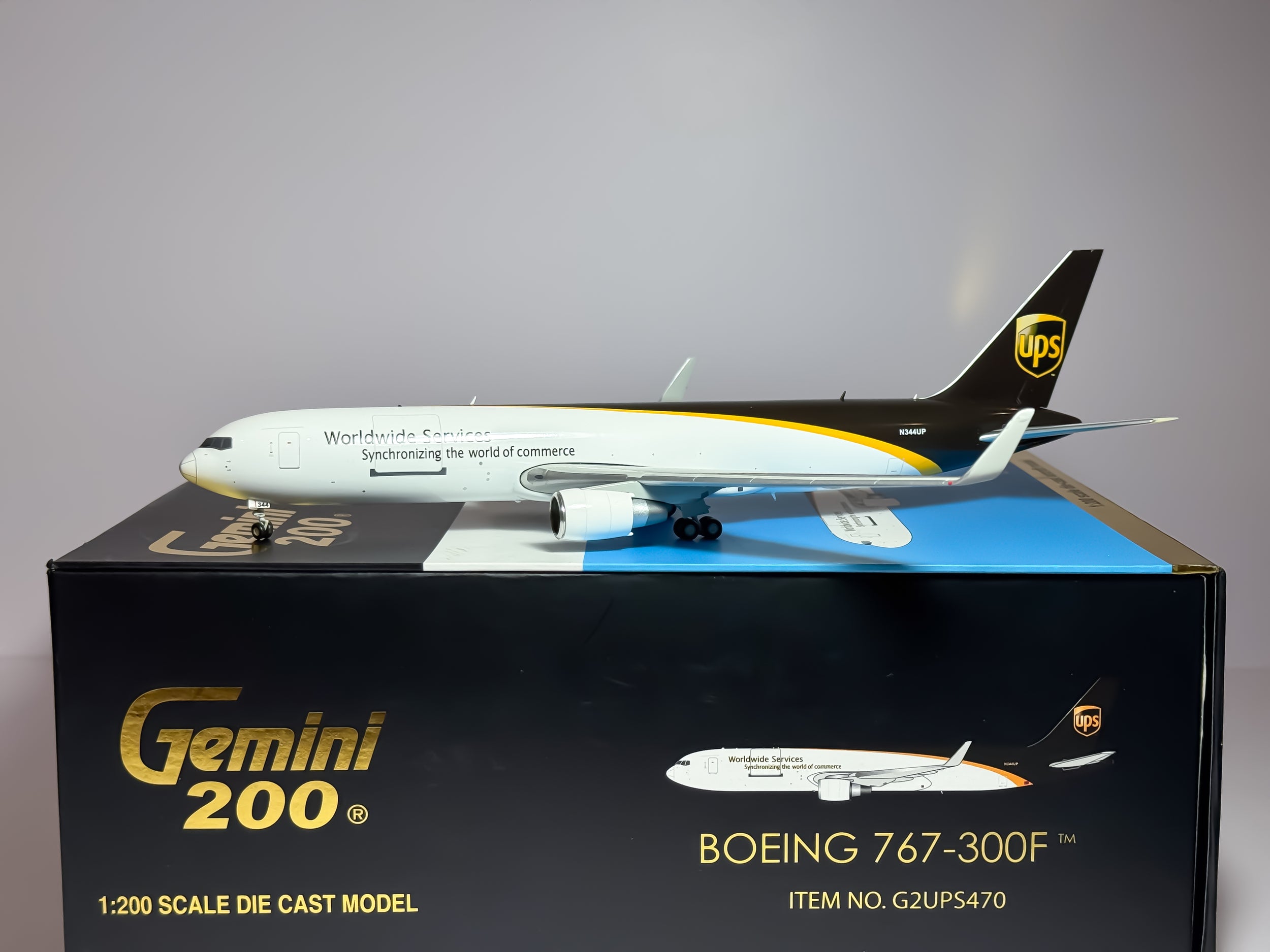 United Parcel Service (UPS) Boeing 767-300F 1:200 Gemini Jets N344UP (G2UPS470)