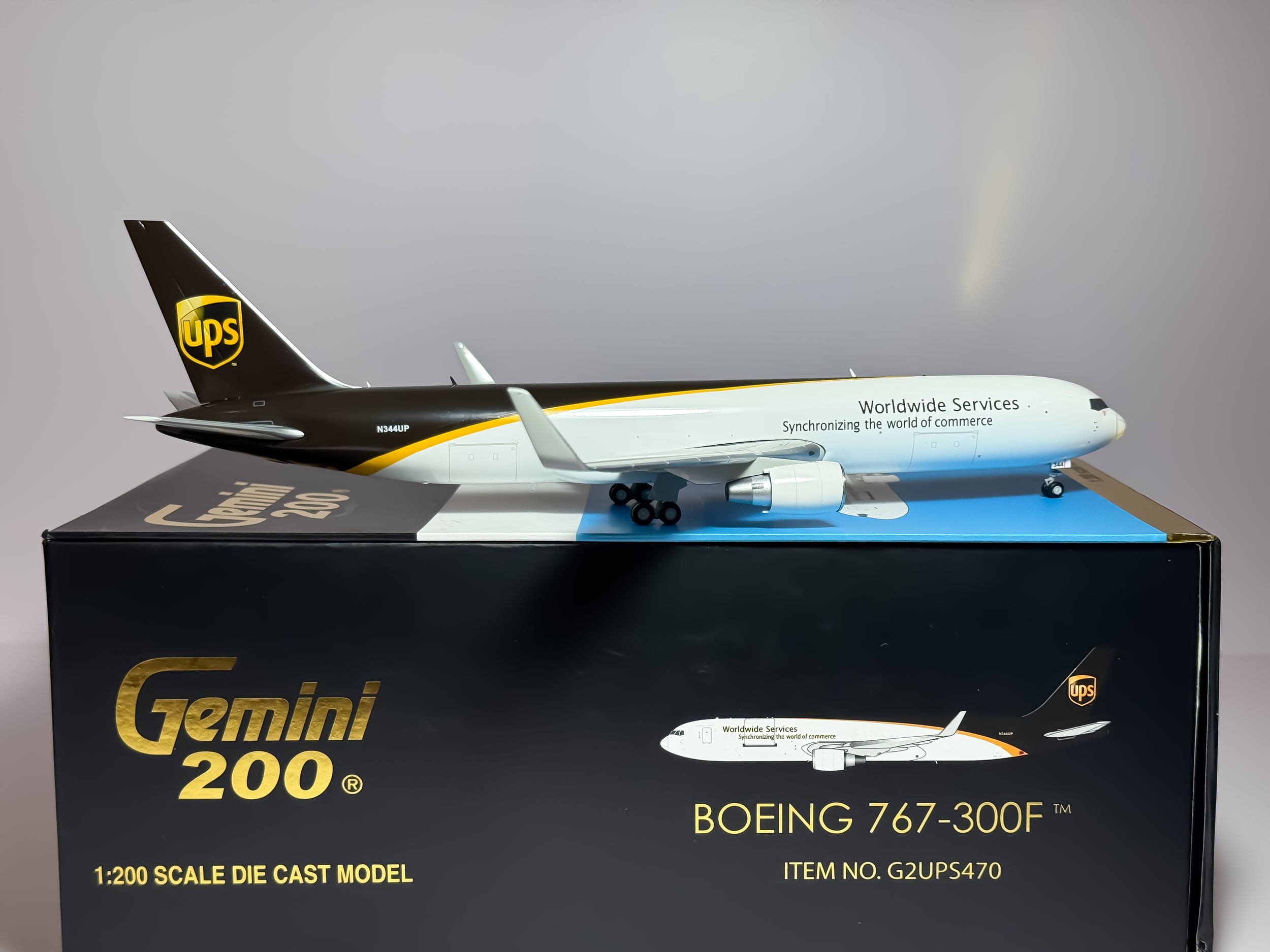 United Parcel Service (UPS) Boeing 767-300F 1:200 Gemini Jets N344UP (G2UPS470)