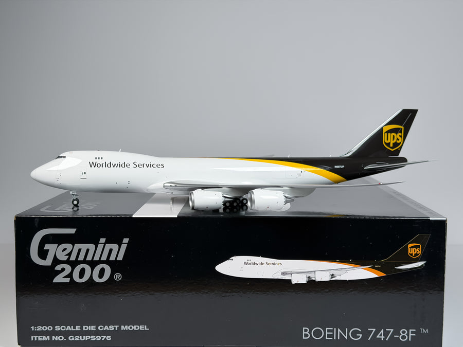 United Parcel Service (UPS) Boeing 747-8F 1:200 Gemini Jets N607UP (G2UPS976)