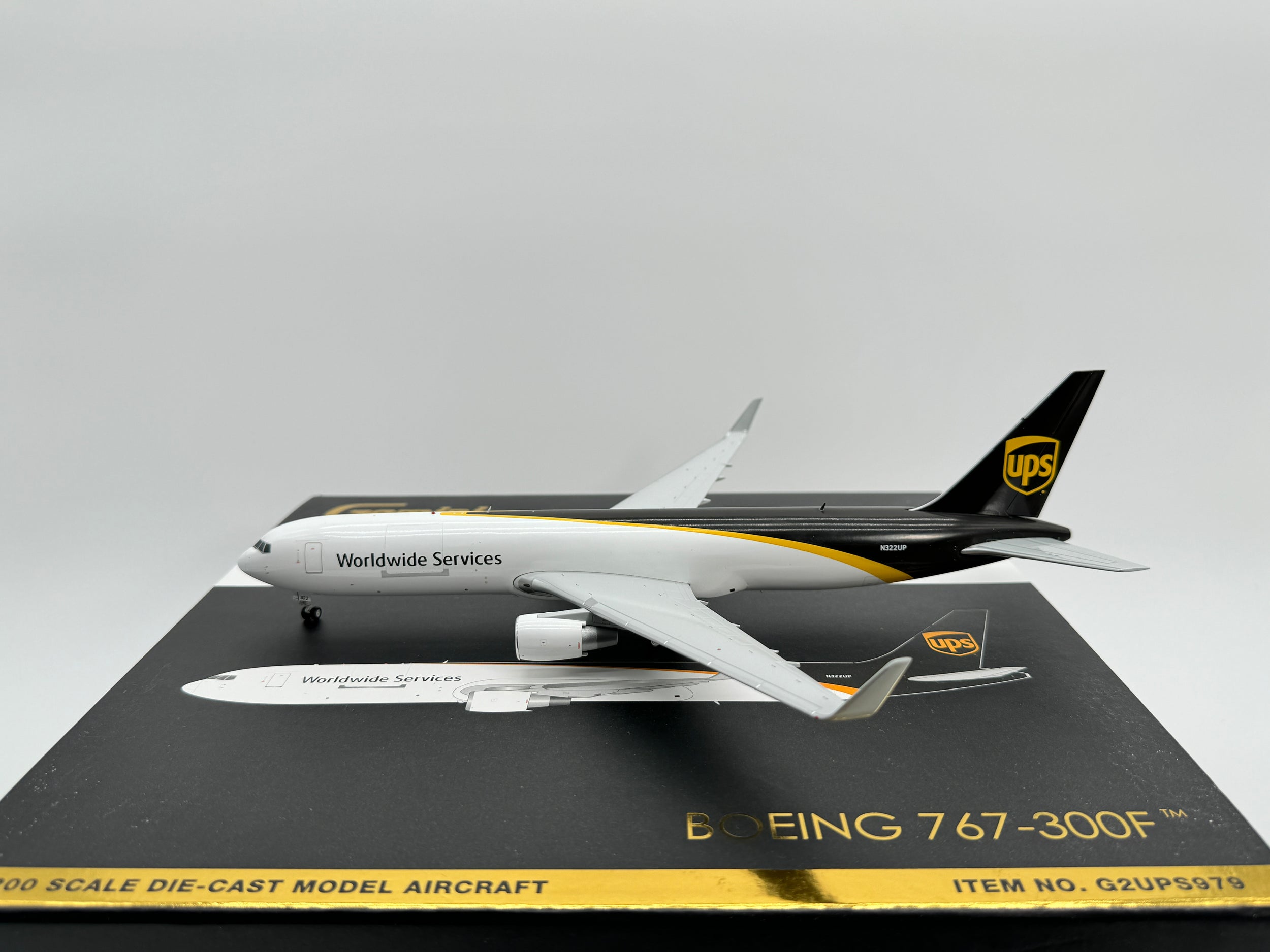 Gemini Jets 1:200 UPS Boeing 767-300F N322UP current colors G2UPS979
