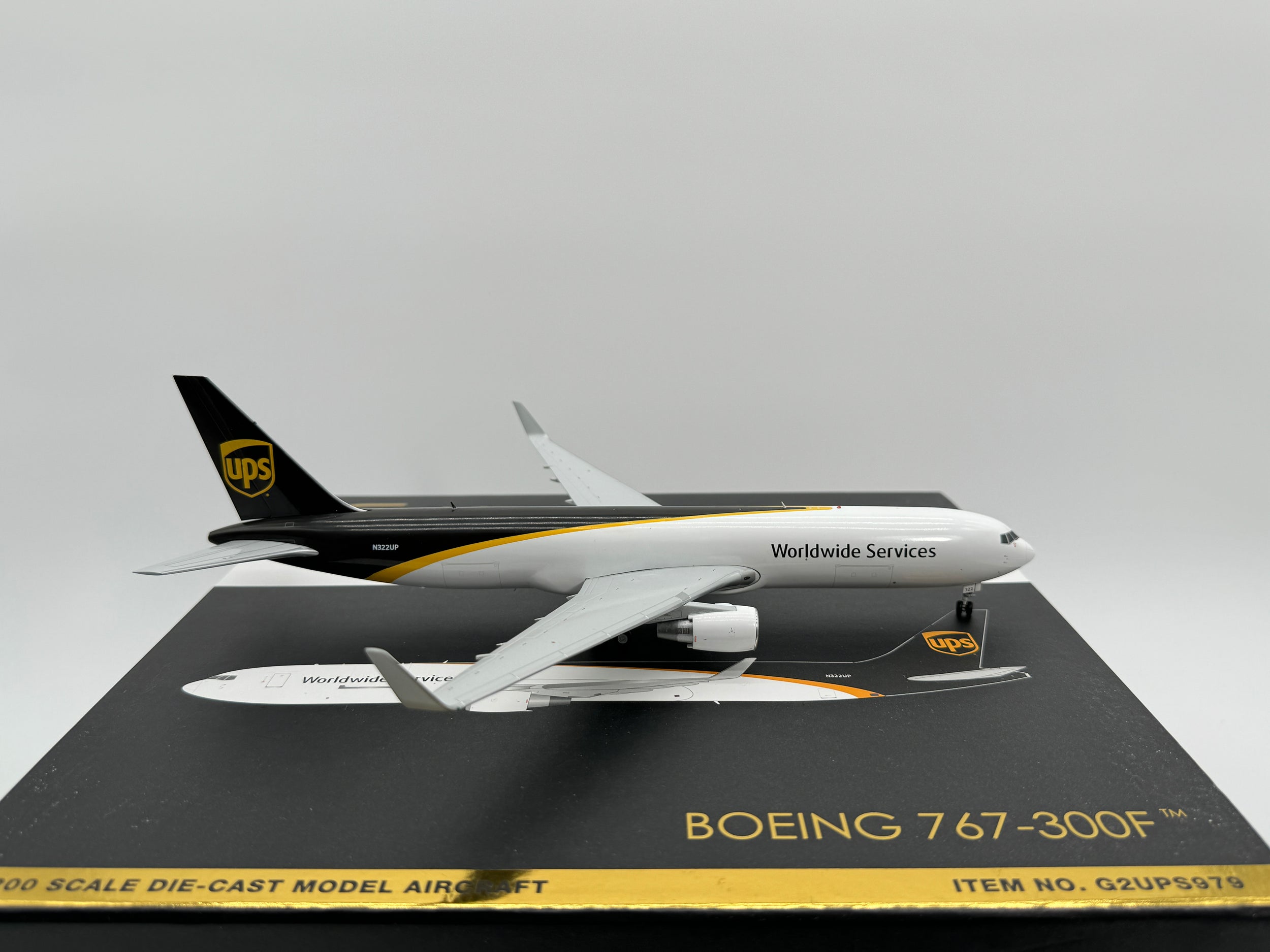 Gemini Jets 1:200 UPS Boeing 767-300F N322UP current colors G2UPS979