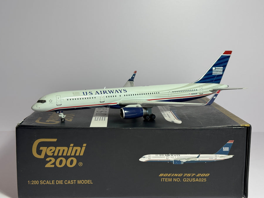 Gemini Jets 1:200 U.S Airways Boeing 757-200 N204UW 2000s colors G2USA025