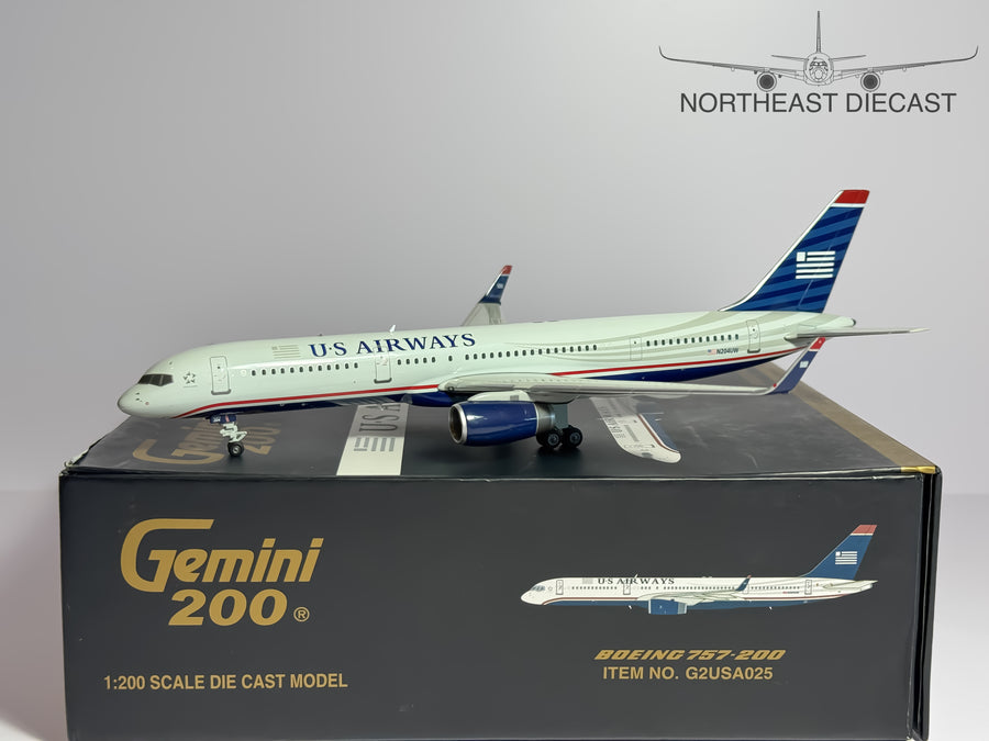 U.S Airways Boeing 757-200 1:200 Gemini Jets N204UW (G2USA025)