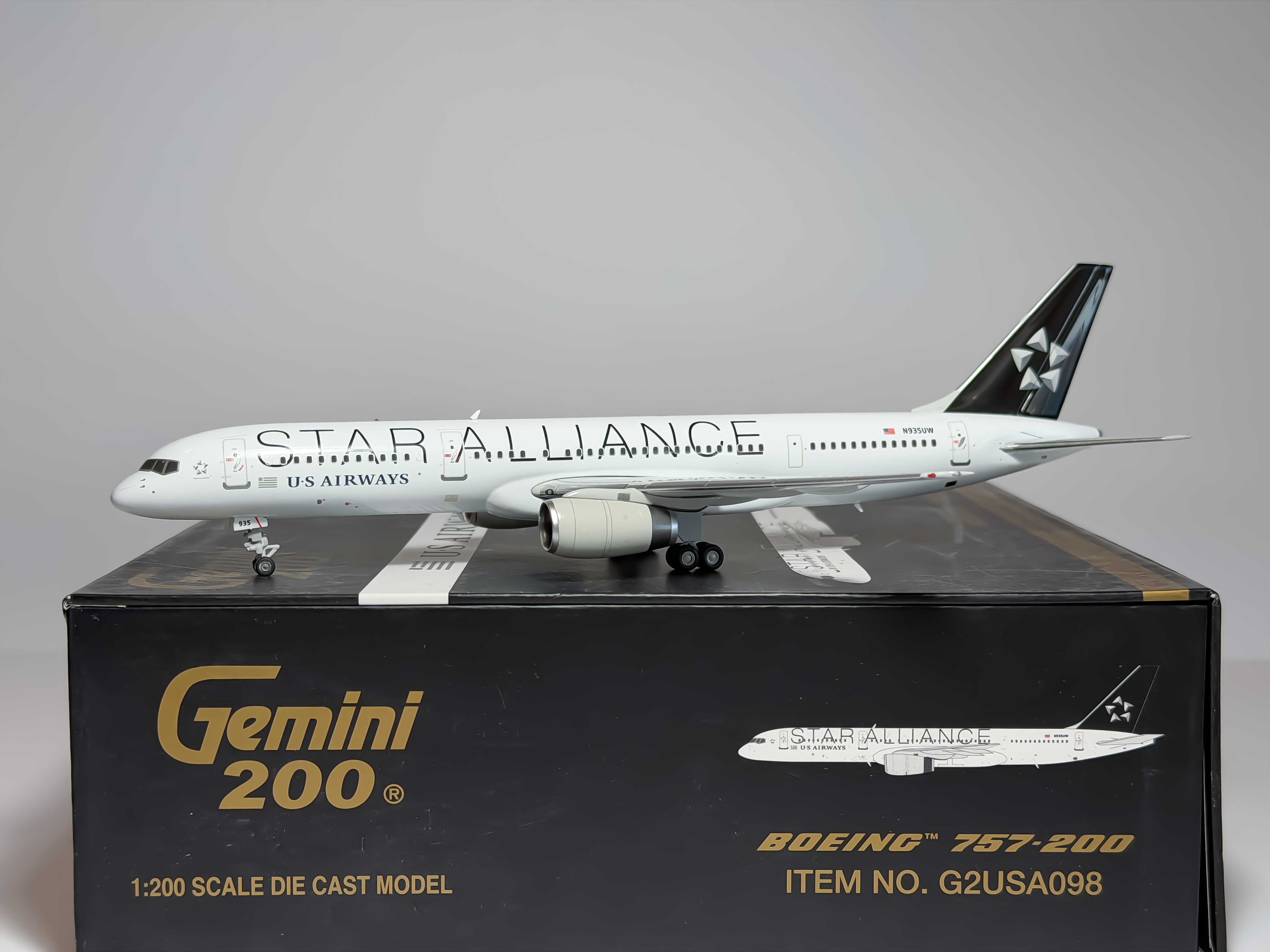 U.S Airways Boeing 757-200 1:200 Gemini Jets N935UW (G2USA098)