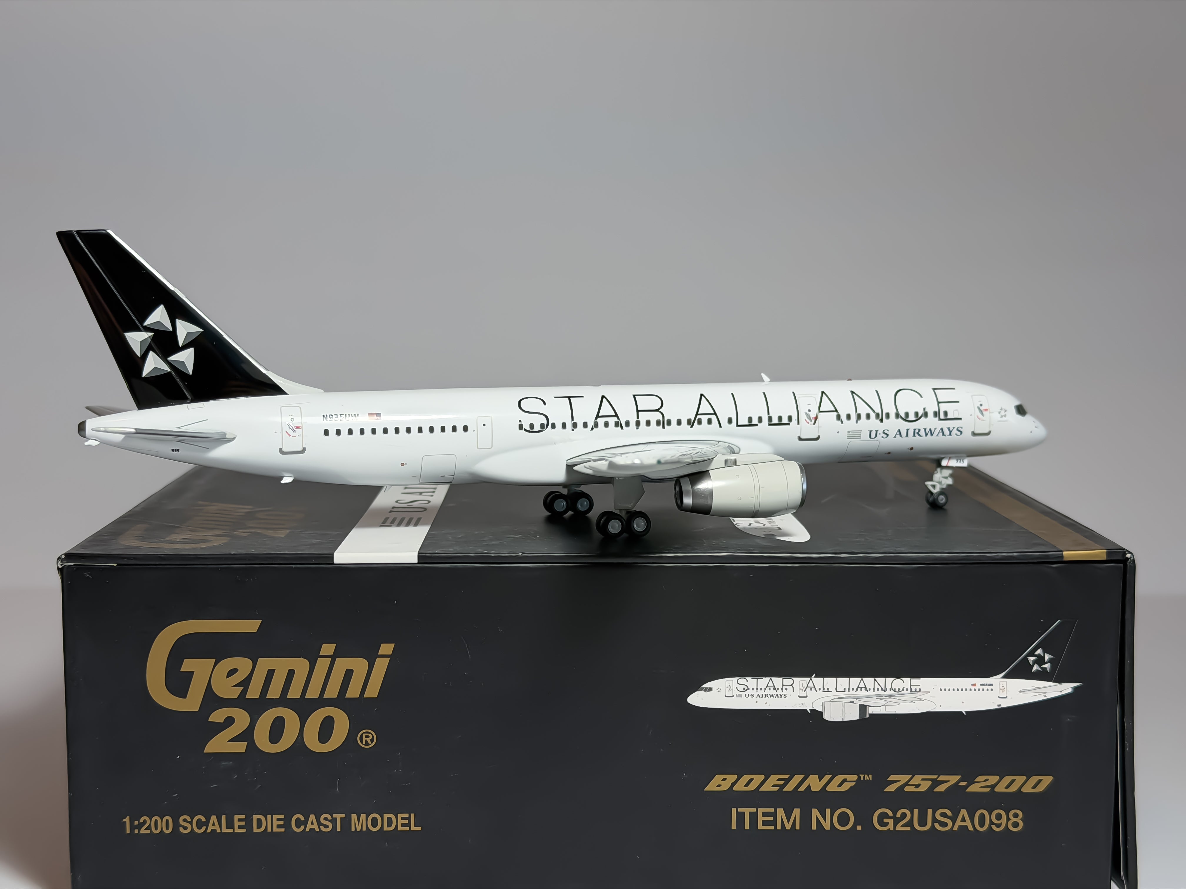 U.S Airways Boeing 757-200 1:200 Gemini Jets N935UW (G2USA098)