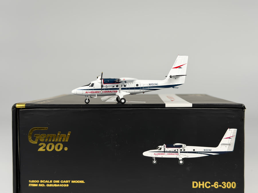 Allegheny Commuter De Havilland DHC-6 Twin Otter 1:200 Gemini Jets N102AC (G2USA1033)