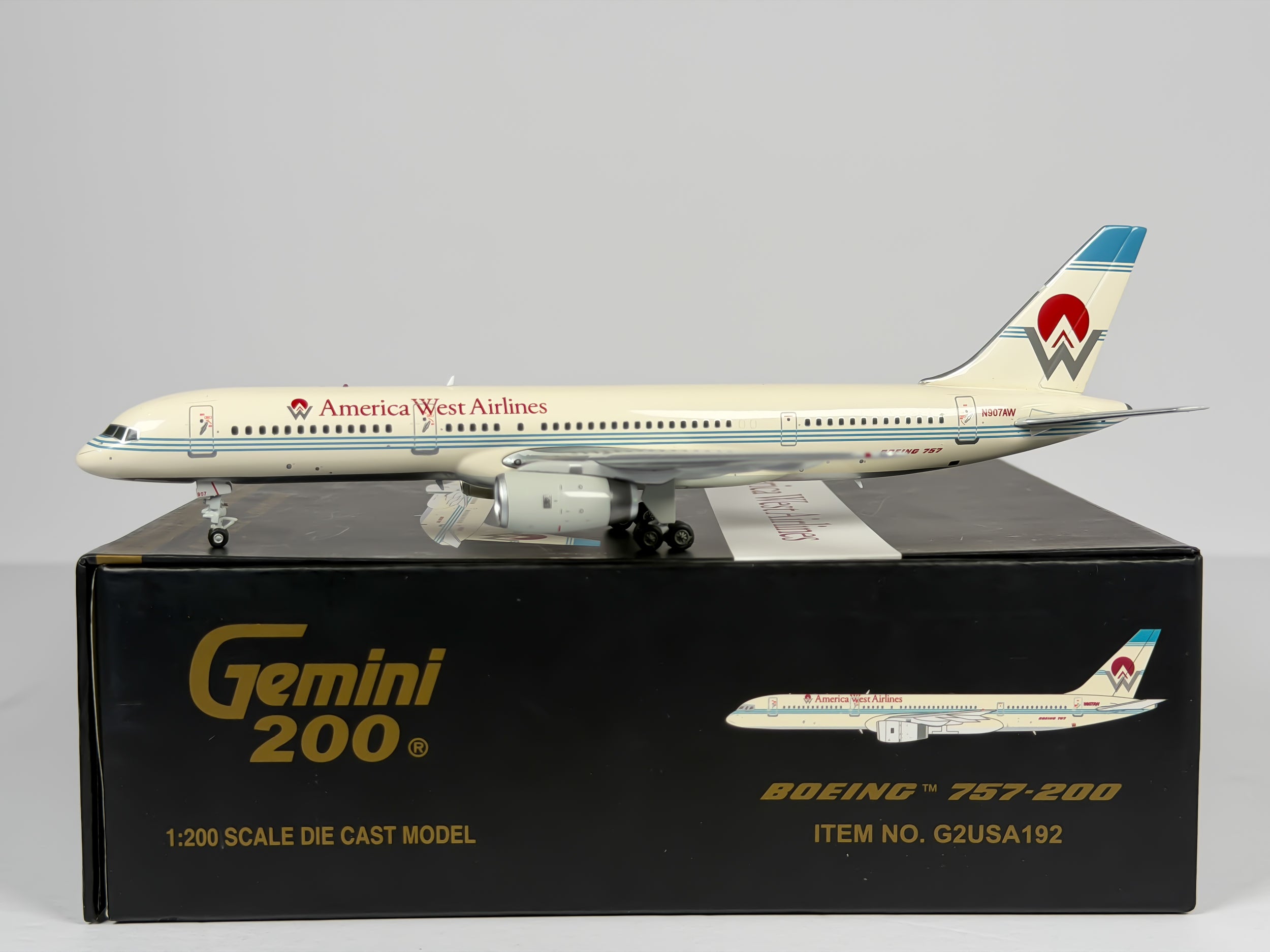America West Boeing 757-200 1:200 Gemini Jets N907AW (G2USA192)