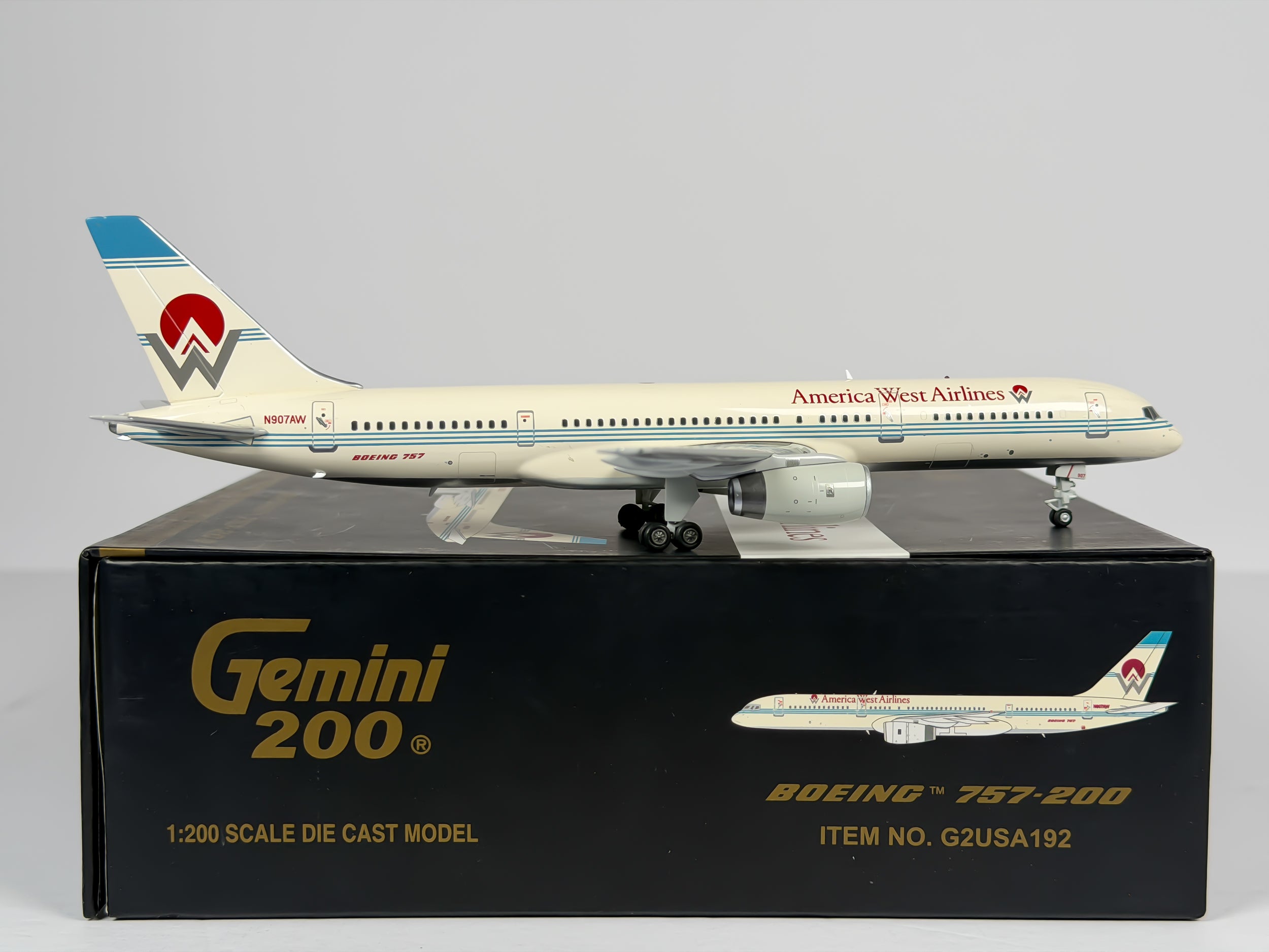 America West Boeing 757-200 1:200 Gemini Jets N907AW (G2USA192)