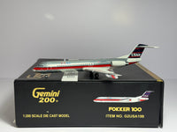 Gemini Jets 1:200 USAir Fokker F100 N866US polished G2USA199