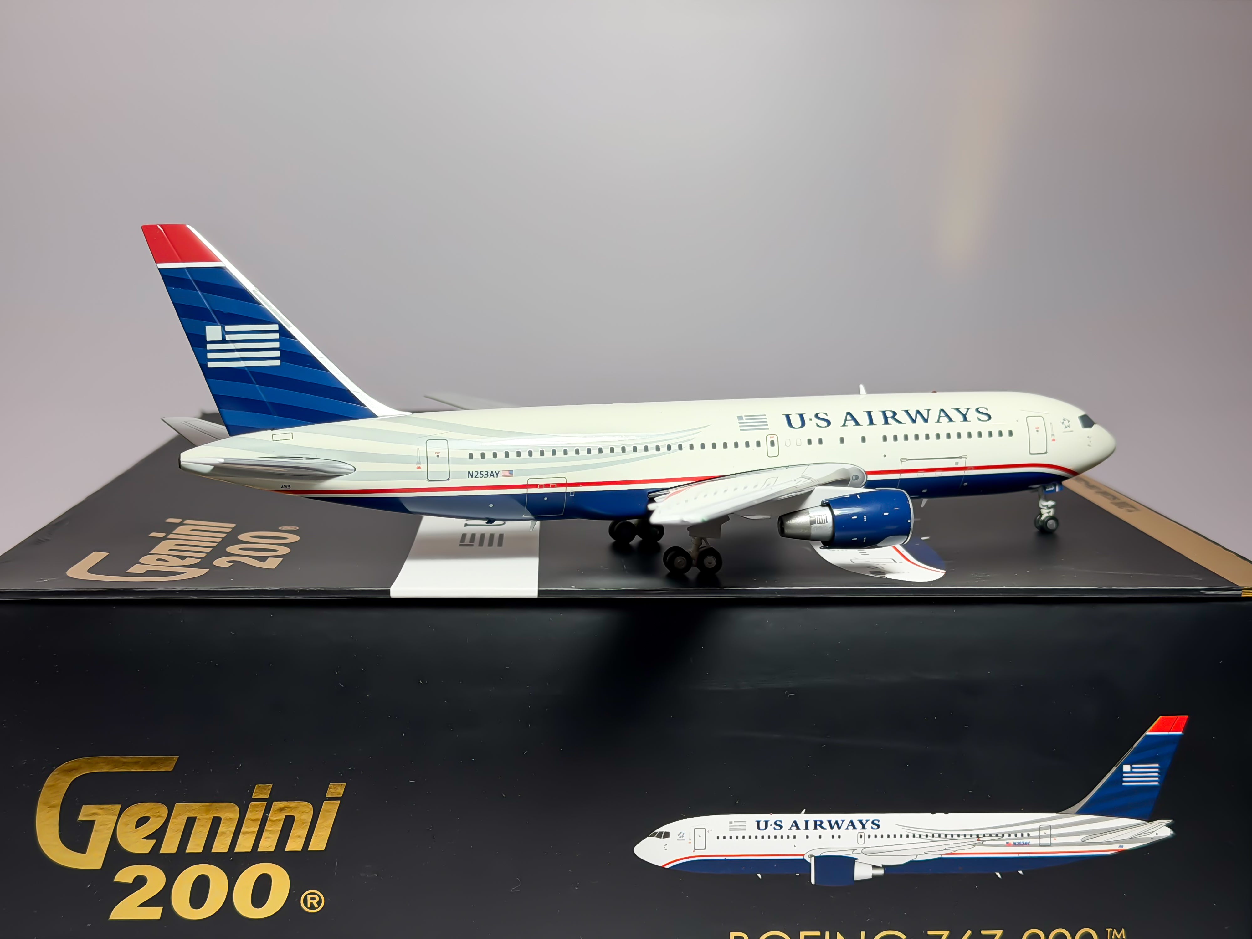 USAir Boeing 767-200 1:200 Gemini Jets N253AY (G2USA257)