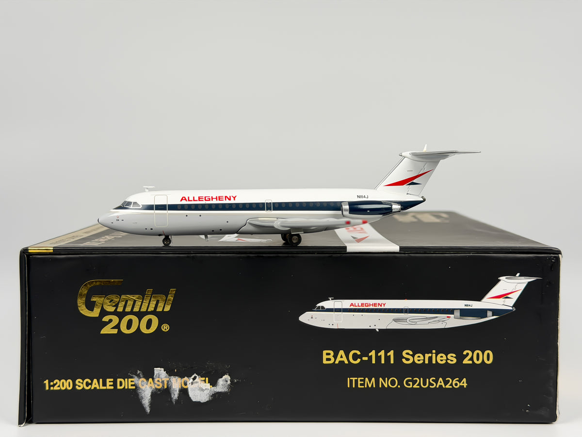 Allegheny Airlines BAC 1-11 1:200 Gemini Jets N1114J (G2USA264)
