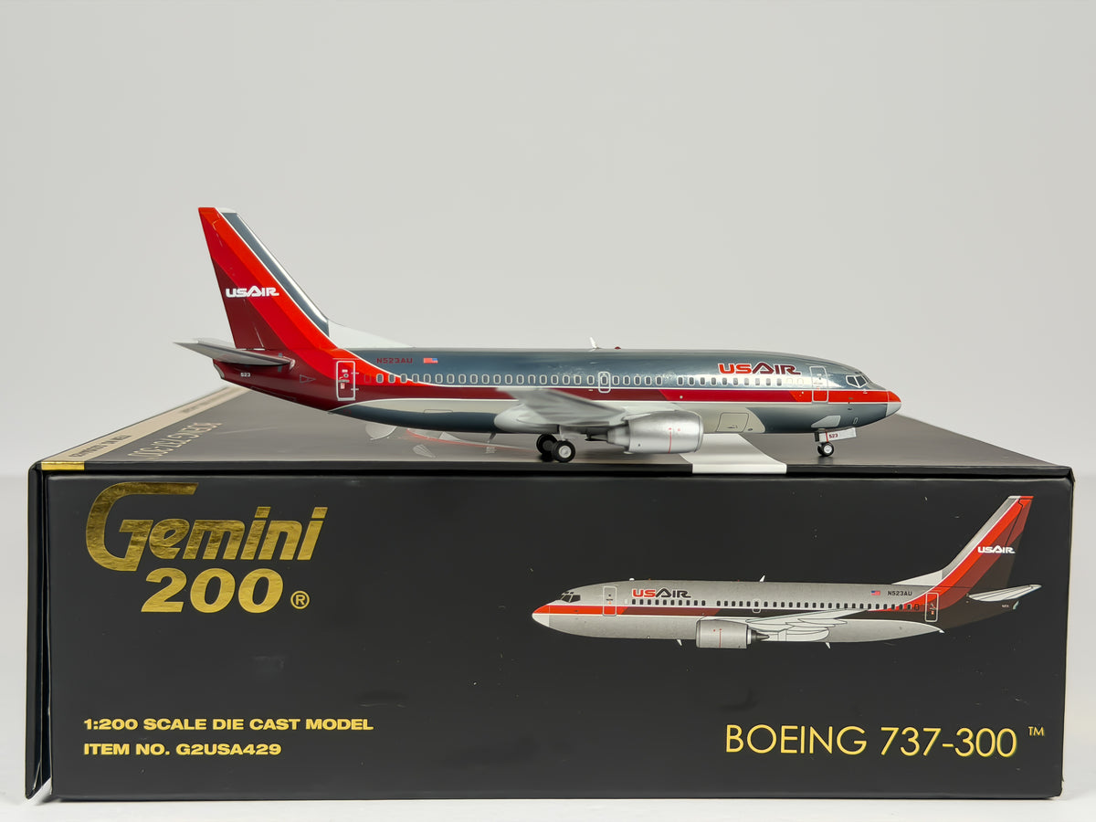 USAir Boeing 737-300 1:200 Gemini Jets N523AU (G2USA429)