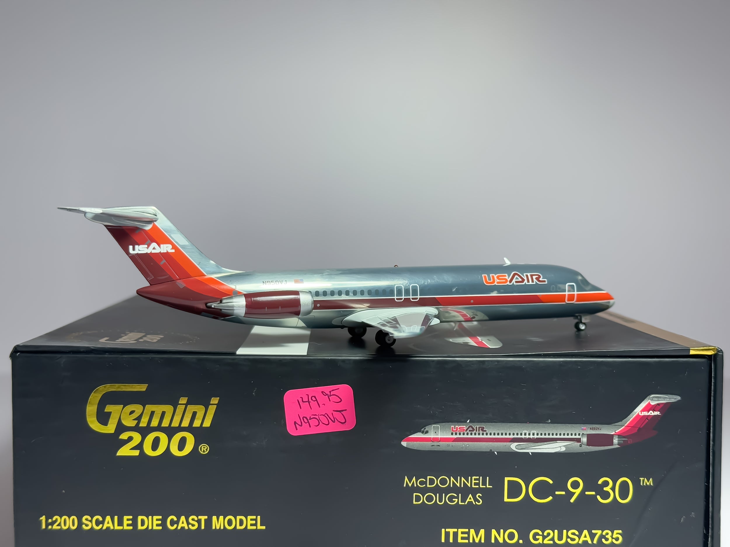 USAir Douglas DC-9-30 1:200 Gemini Jets N950VJ (G2USA735)