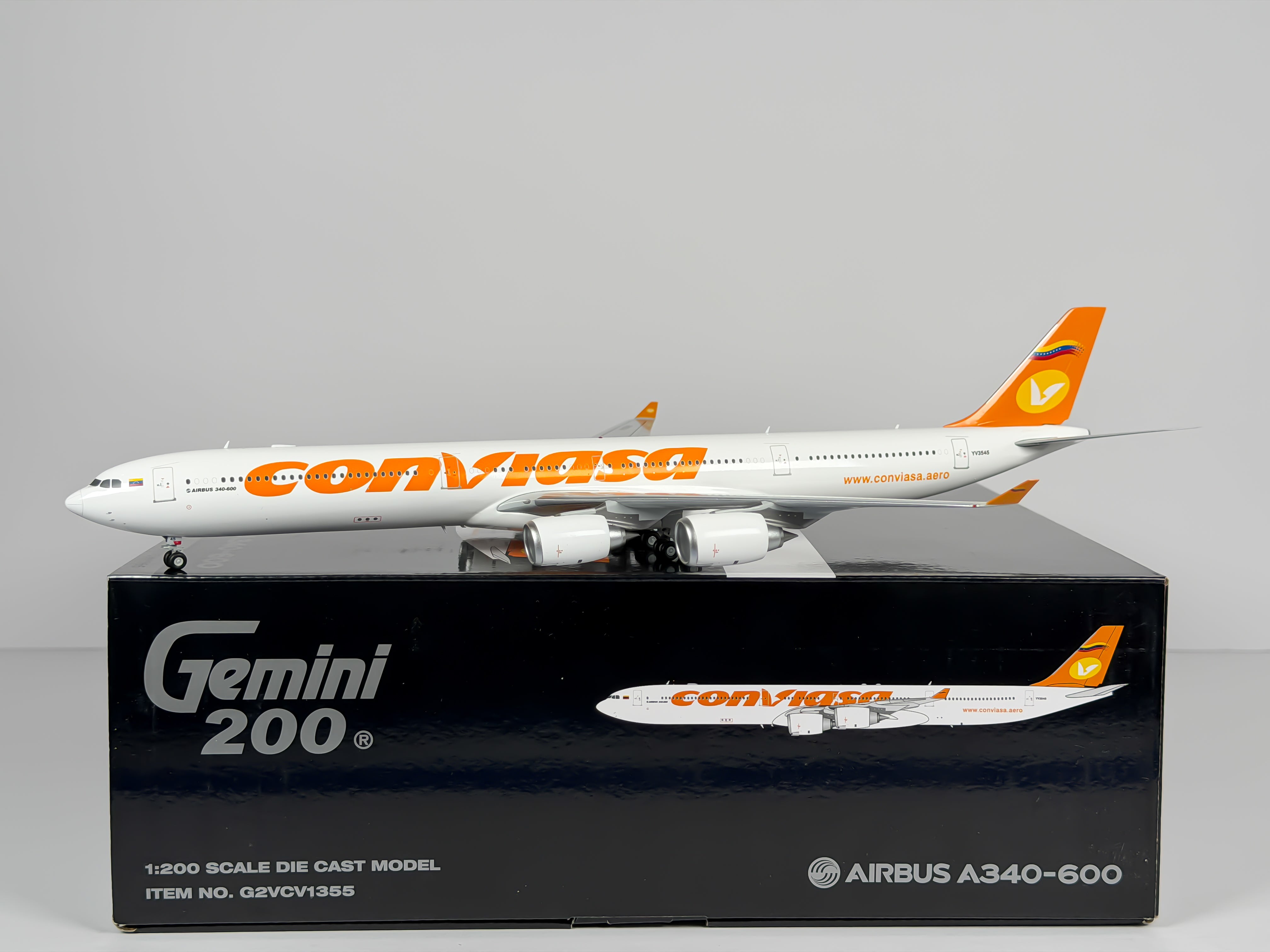 Conviasa Airbus A340-600 1:200 Gemini Jets YV3545 (G2VCV1355)