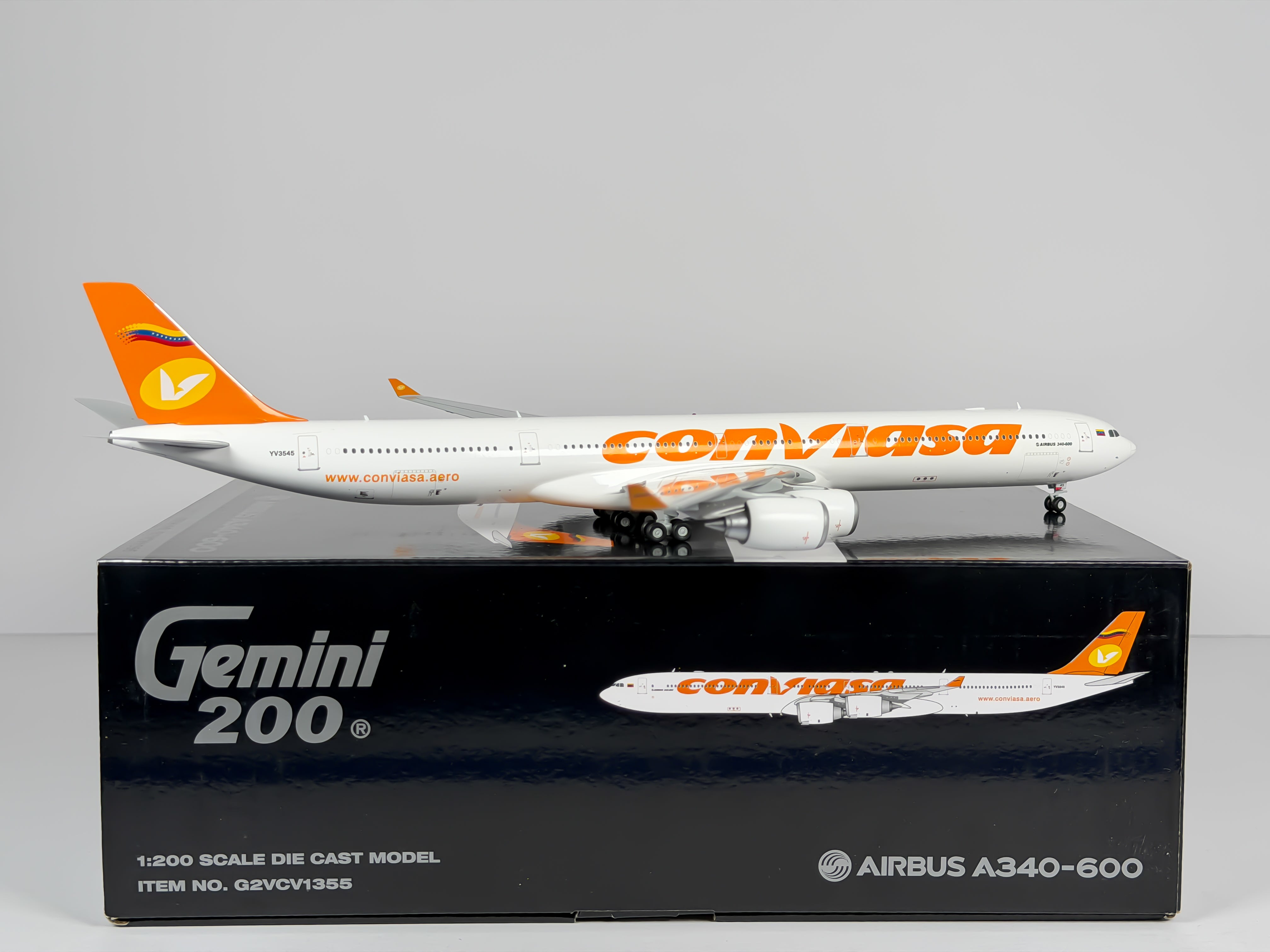 Conviasa Airbus A340-600 1:200 Gemini Jets YV3545 (G2VCV1355)