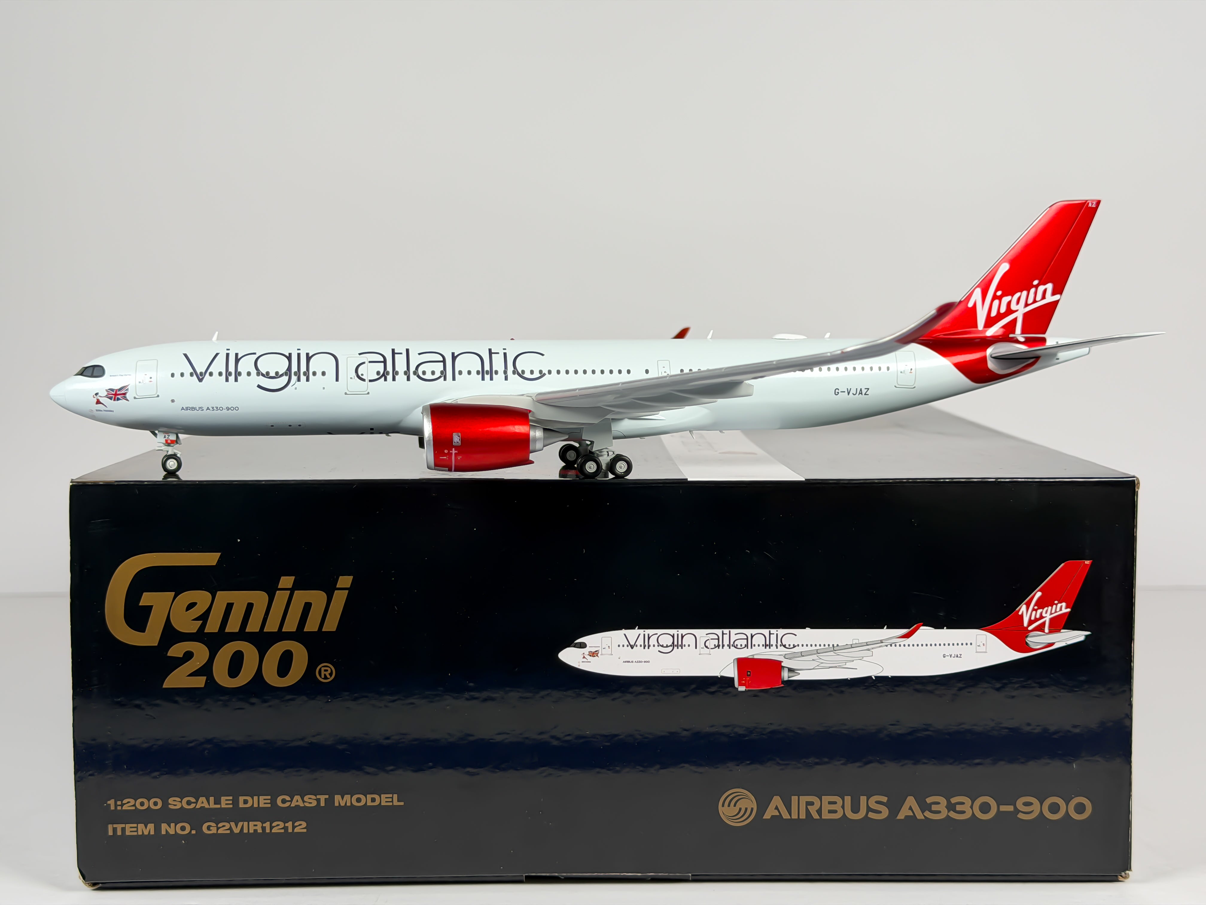 Virgin Atlantic Airbus A330-900neo 1:200 Gemini Jets G-VJAZ (G2VIR1212)