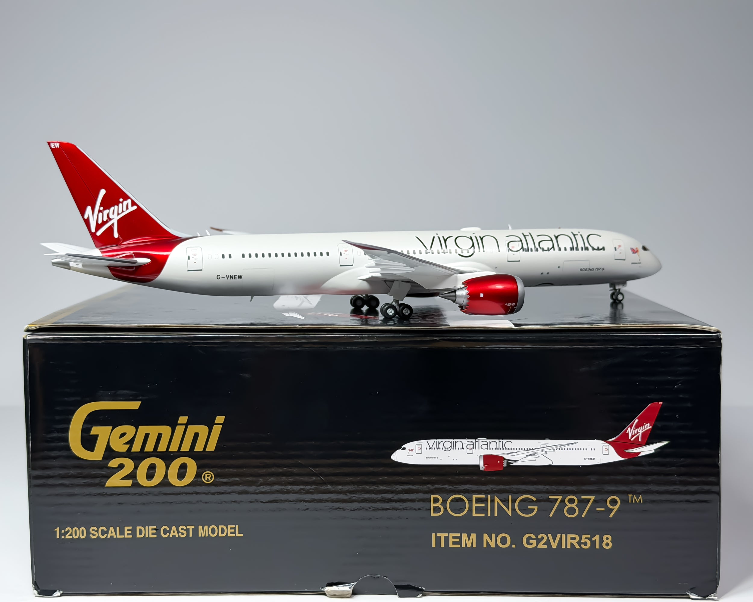 Virgin Atlantic Boeing 787-9 1:200 Gemini Jets G-VNEW (G2VIR518)