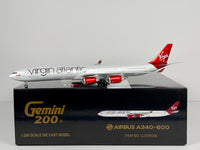 Virgin Atlantic Airbus A340-600 1:200 Gemini Jets G-VEIL (G2VIR588)