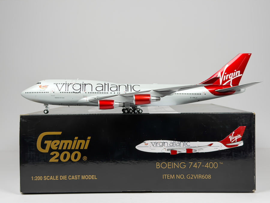 Virgin Atlantic Boeing 747-400 1:200 Gemini Jets G-VXLG (G2VIR608)