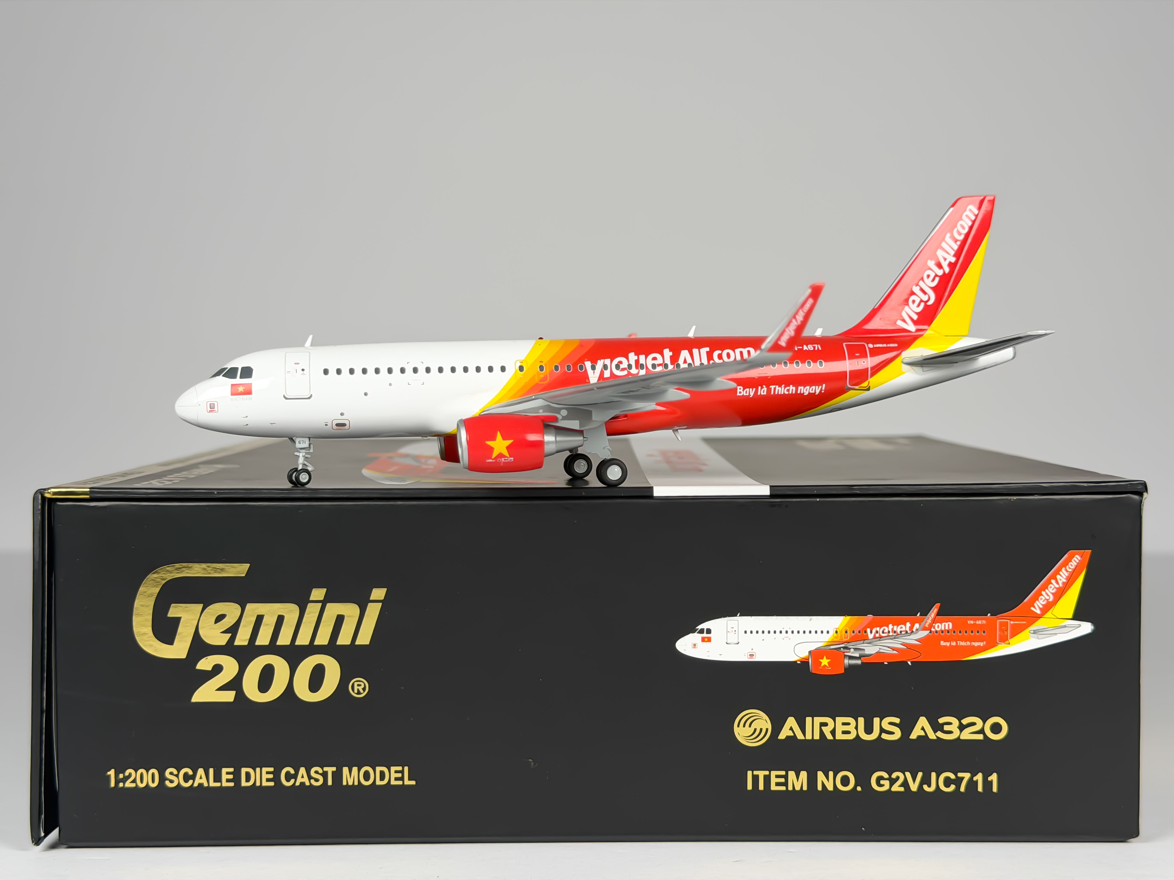 Vietjet Air Airbus A320 1:200 Gemini Jets VN-A671 (G2VJC711)