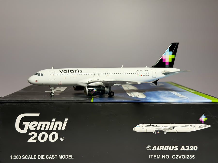 Volaris Airbus A320-200 1:200 Gemini Jets XA-VON (G2VOI235)