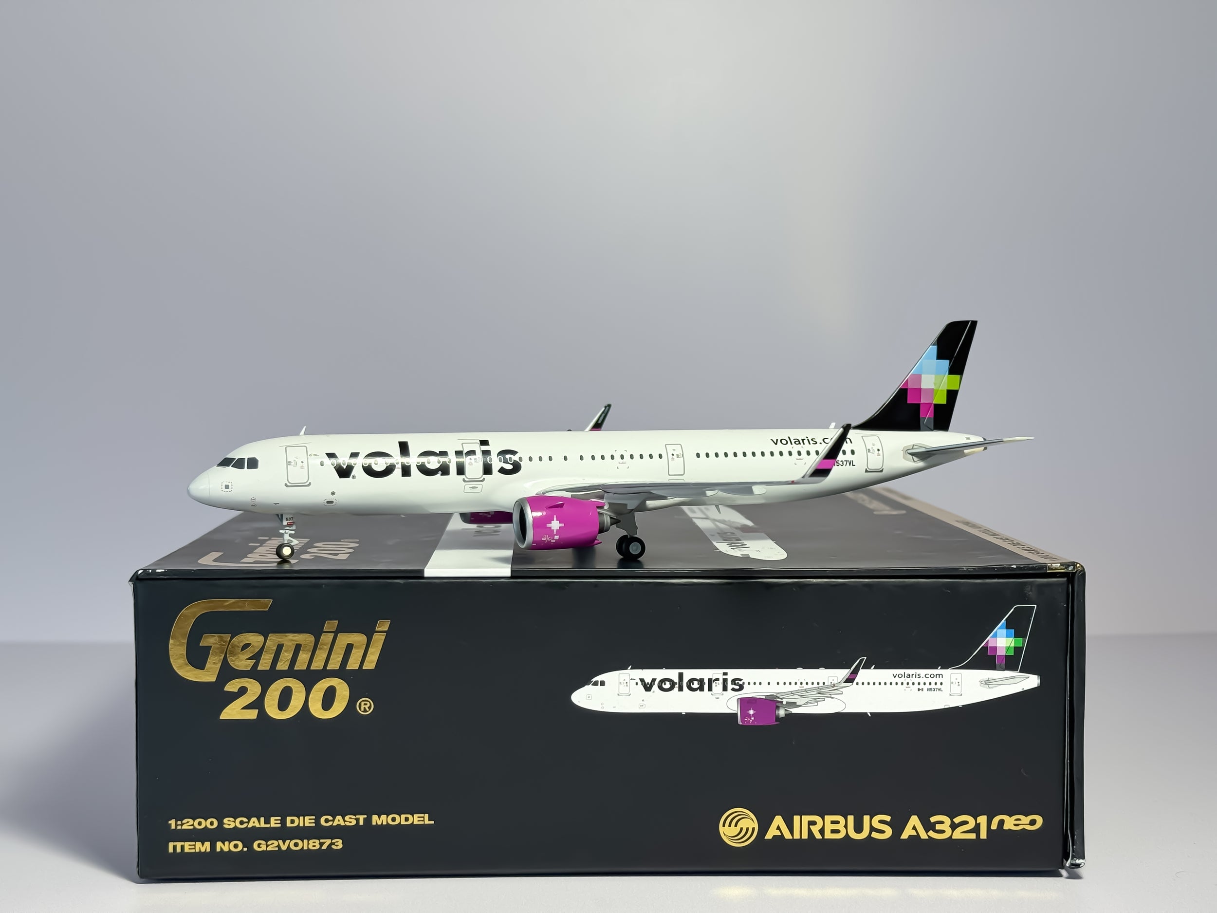 Volaris Airbus A321neo 1:200 Gemini Jets N537VL (G2VOI873)