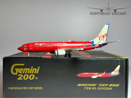 Virgin Blue Boeing 737-800 1:200 Gemini Jets VH-VUI (G2VOZ066)