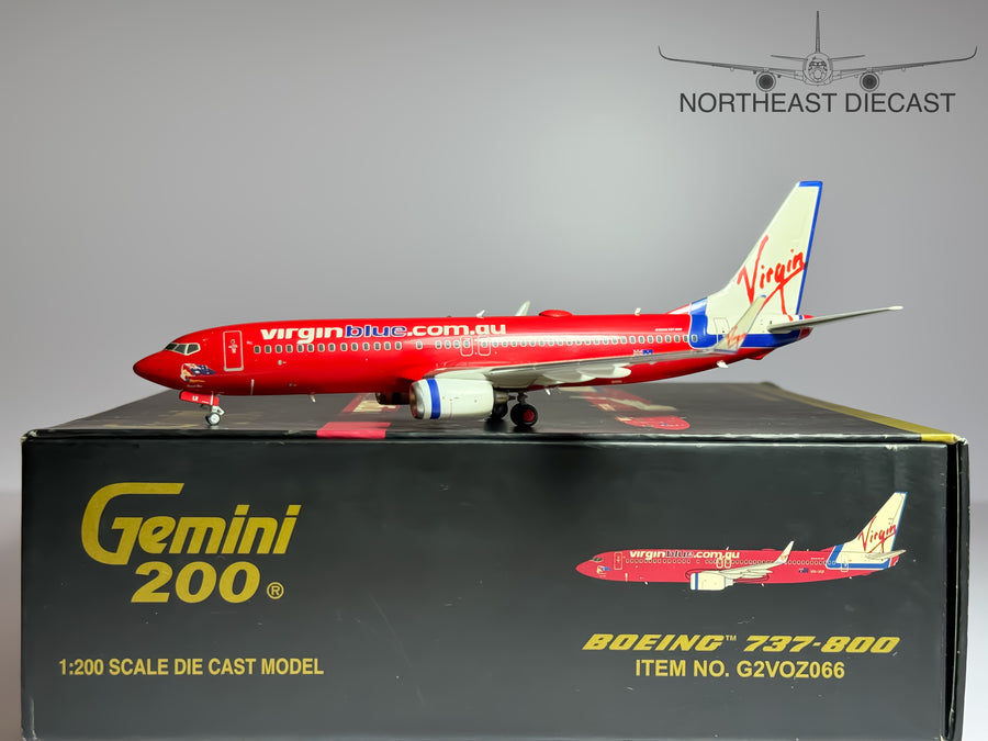 Virgin Blue Boeing 737-800 1:200 Gemini Jets VH-VUI (G2VOZ066)