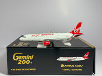 Virgin America Airbus A320 1:200 Gemini Jets N361VA (G2VRD482)