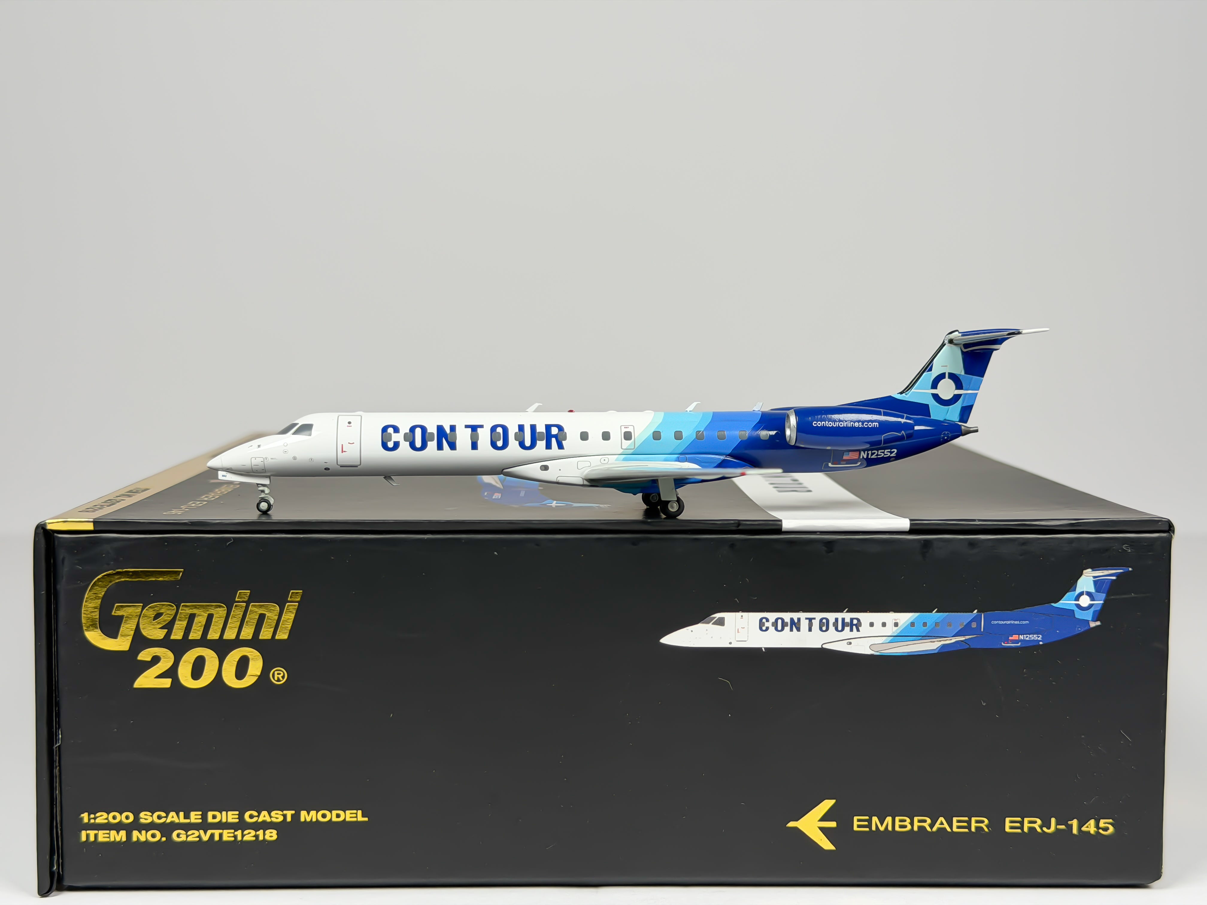Contour Airlines Embraer E145 1:200 Gemini Jets N12552 (G2VTE1218)