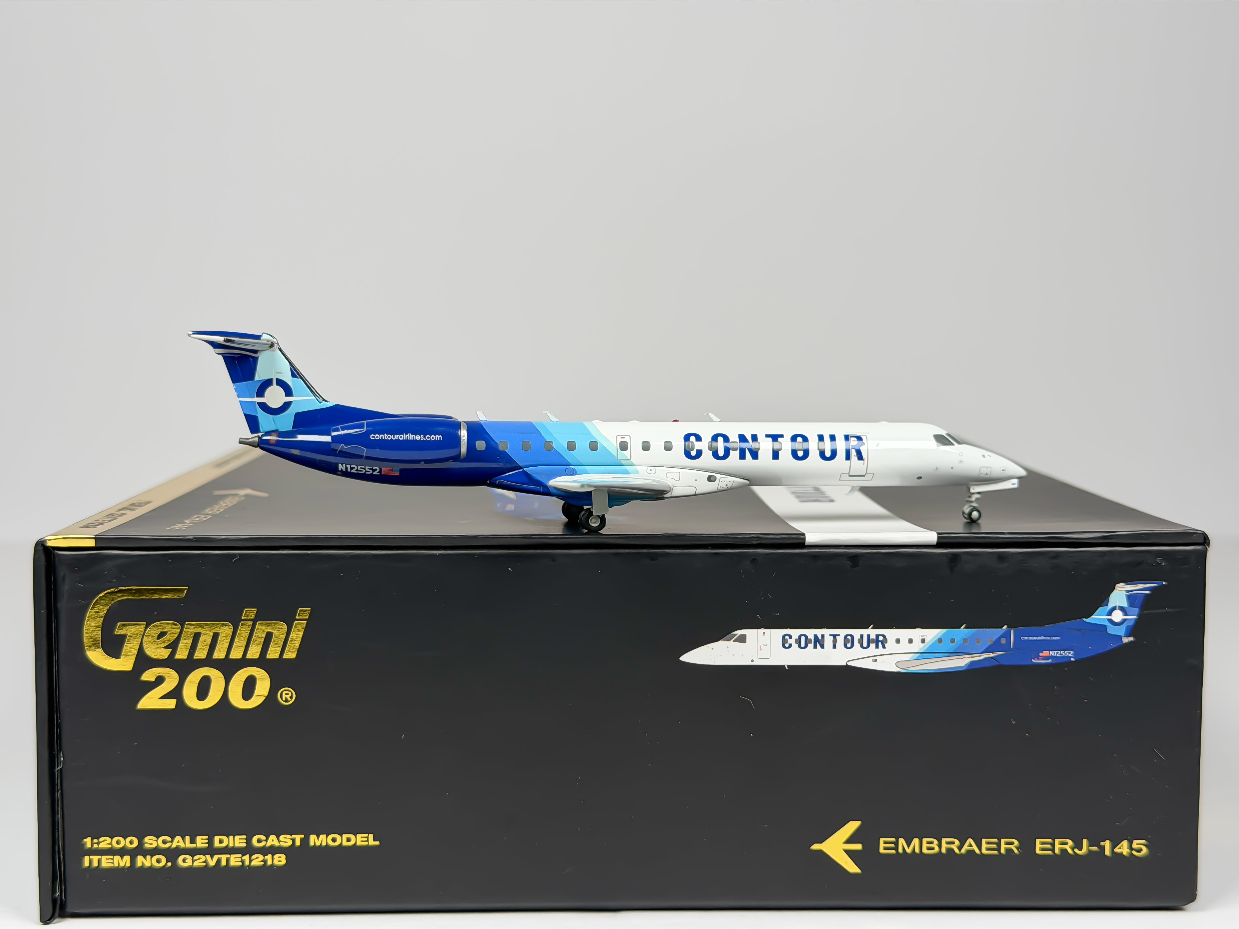 Contour Airlines Embraer E145 1:200 Gemini Jets N12552 (G2VTE1218)