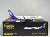 Avelo Airlines Boeing 737-800 1:200 Gemini Jets N801XT (G2VXP1097)