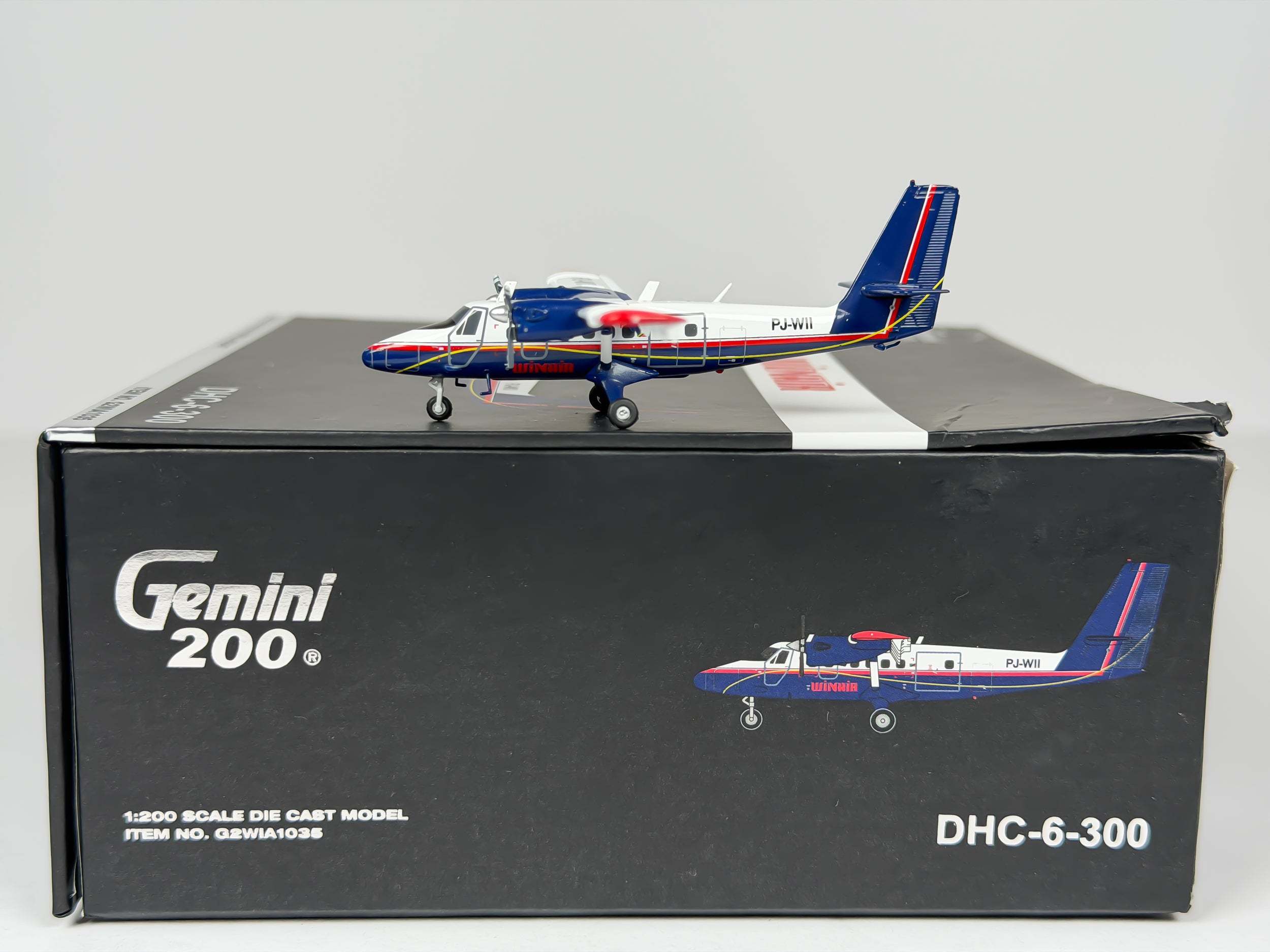 Winair De Havilland DHC-6 Twin Otter 1:200 Gemini Jets PJ-WII (G2WIA1035)