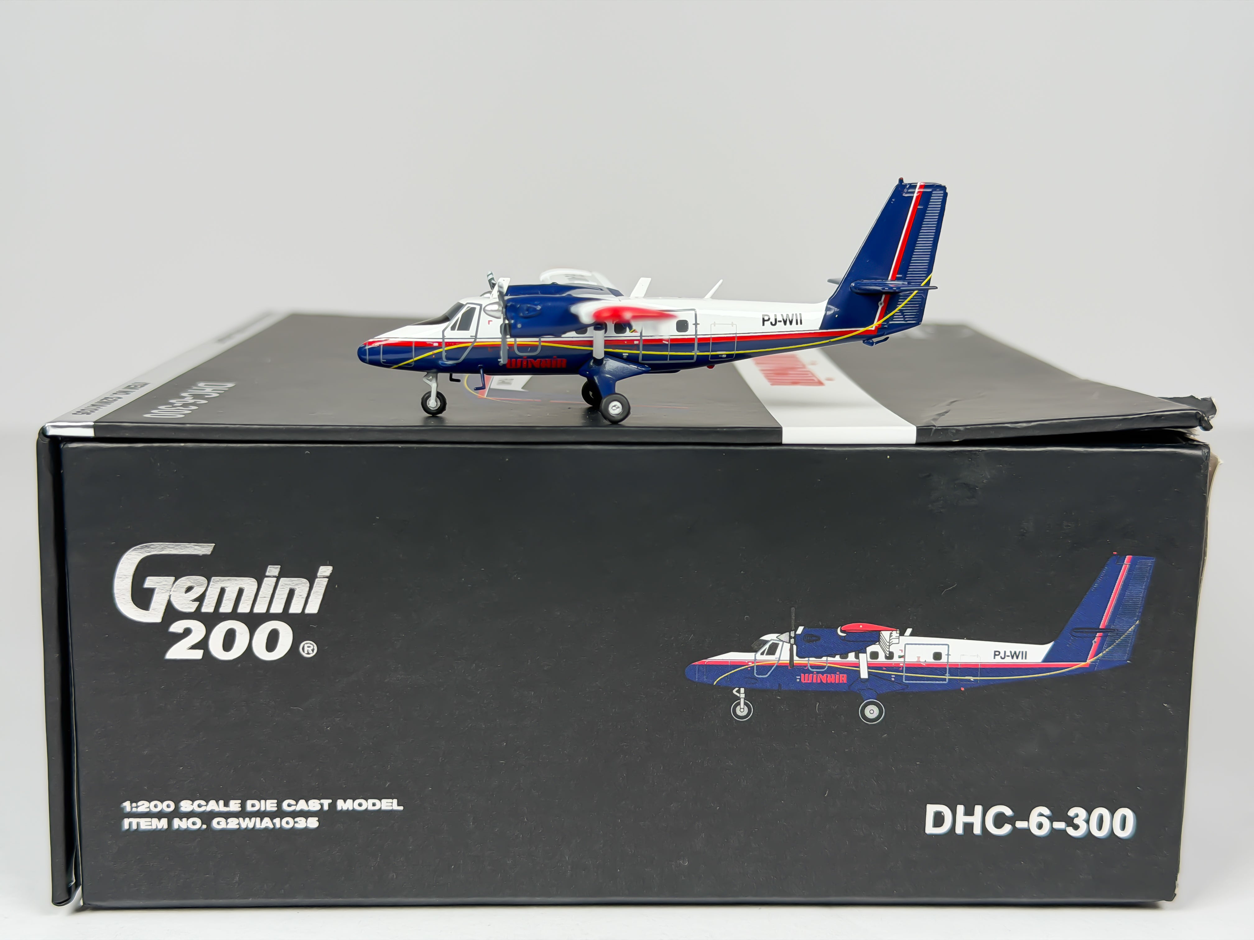Winair De Havilland DHC-6 Twin Otter 1:200 Gemini Jets PJ-WII (G2WIA1035)