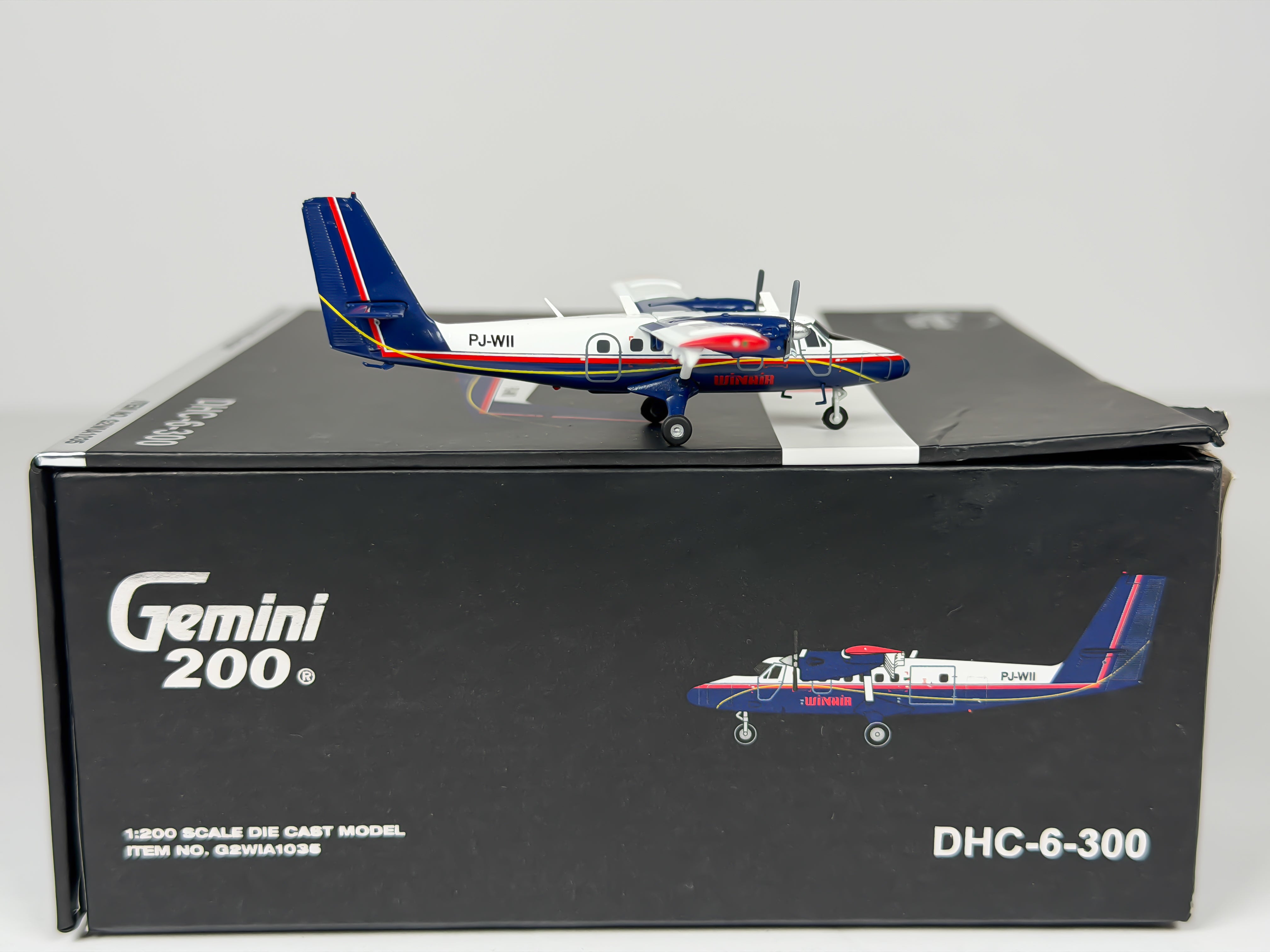 Winair De Havilland DHC-6 Twin Otter 1:200 Gemini Jets PJ-WII (G2WIA1035)