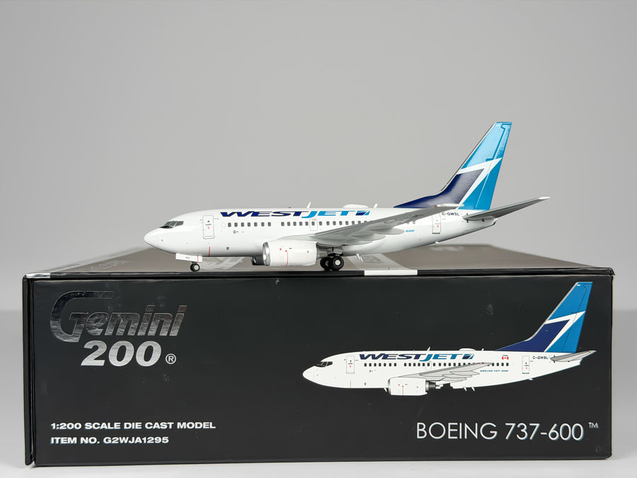 WestJet Boeing 737-600 1:200 Gemini Jets C-GWSL (G2WJA1295)